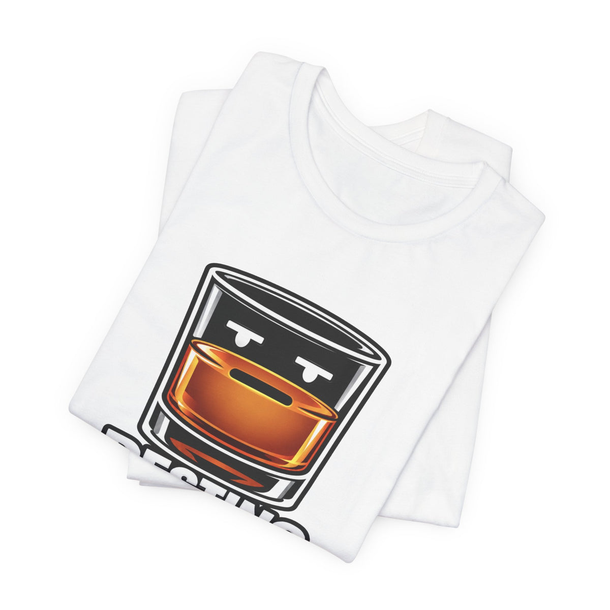 Resting Bourbon Face Unisex Jersey Short Sleeve Tee