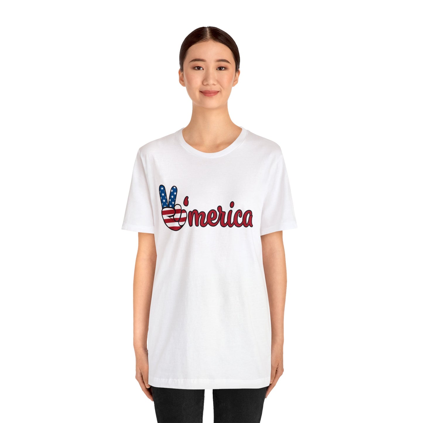 America Unisex Jersey Short Sleeve Tee