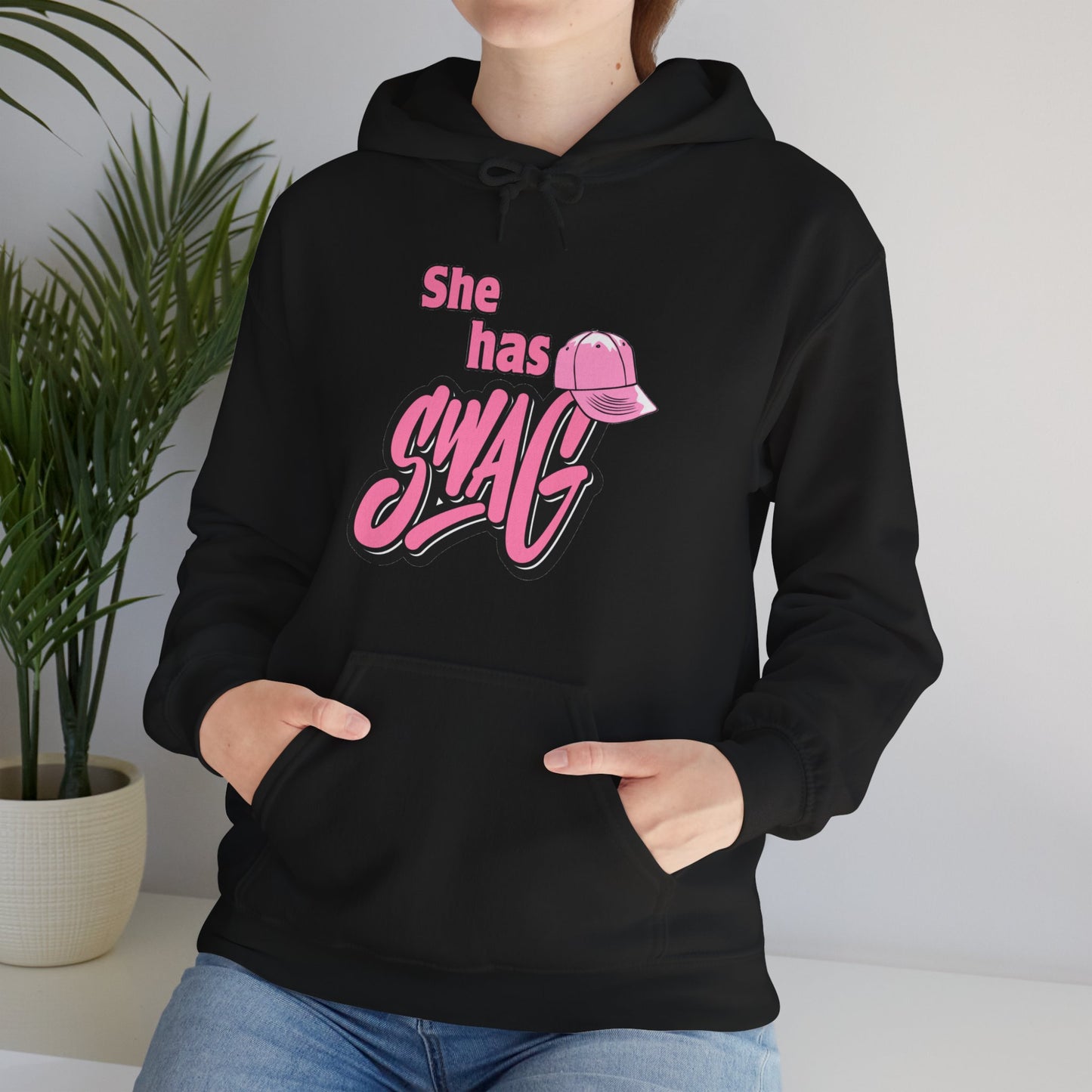 She Has Swag Unisex Heavy Blend™ Hooded Sweatshirt