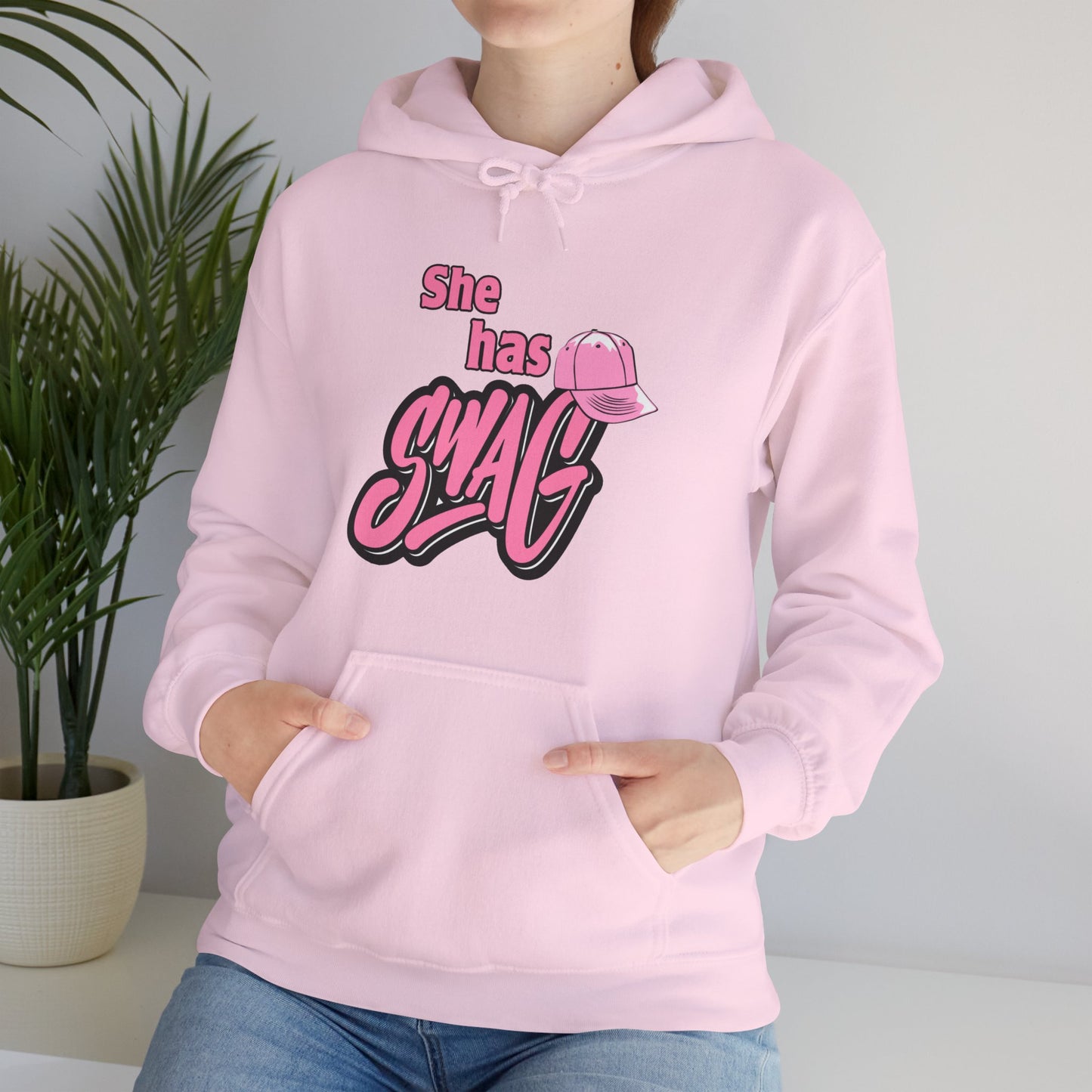 She Has Swag Unisex Heavy Blend™ Hooded Sweatshirt