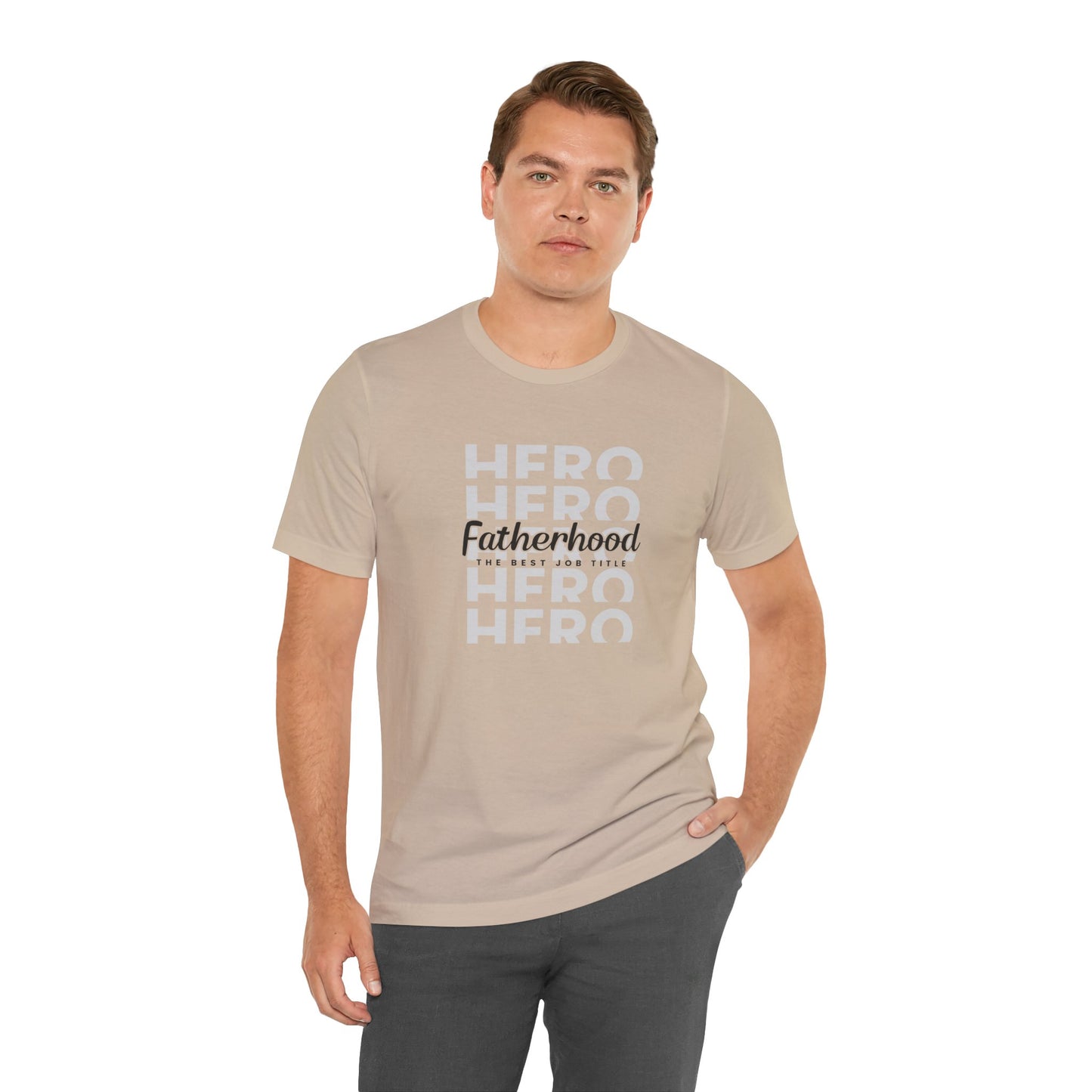 Dad/ Fatherhood Hero Unisex Jersey Short Sleeve Tee