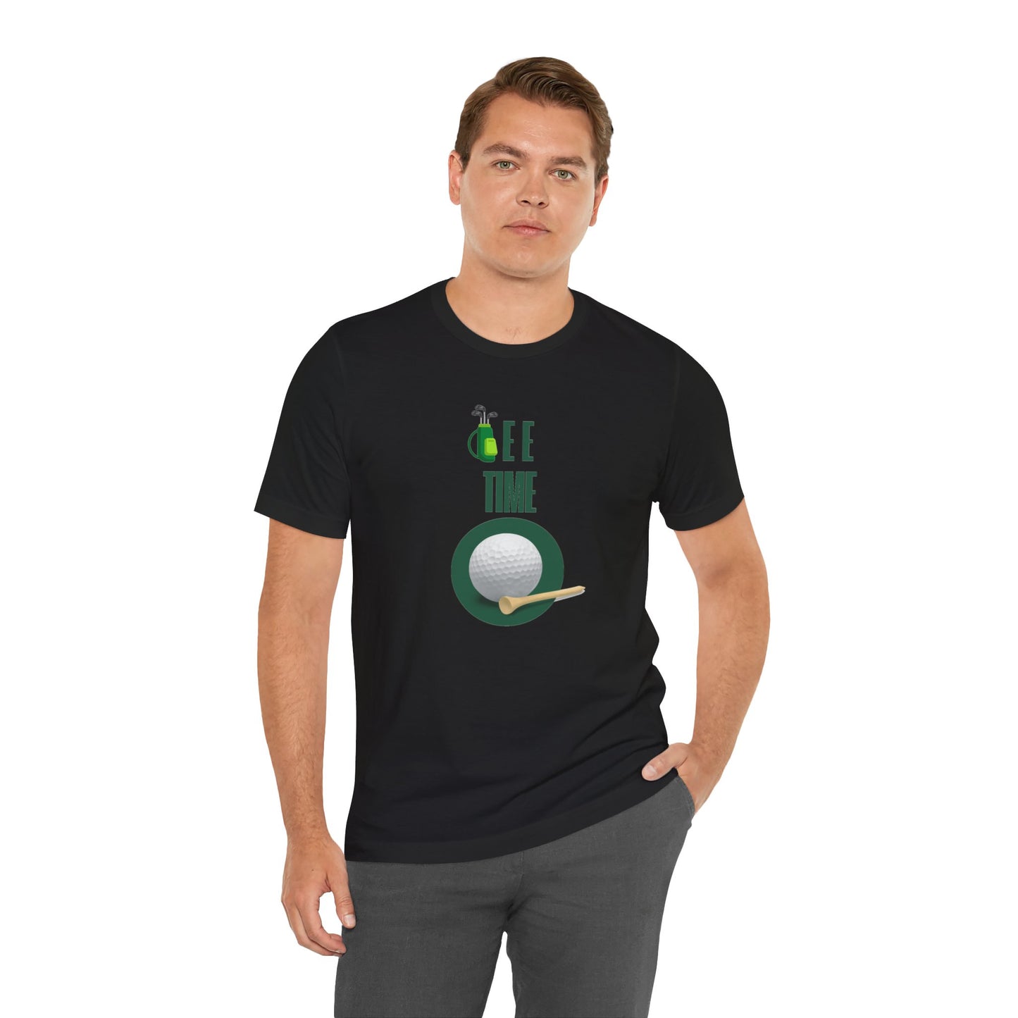 Golf/ Tee Time Unisex Jersey Short Sleeve Tee