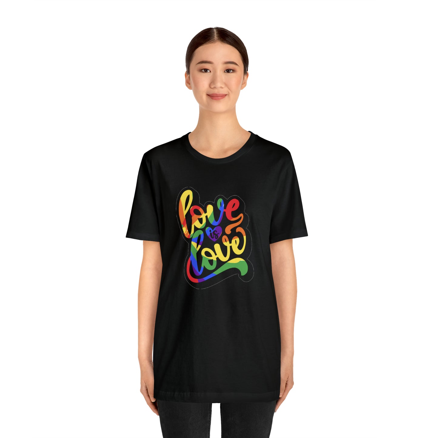 Love Is Love Unisex Jersey Short Sleeve Tee