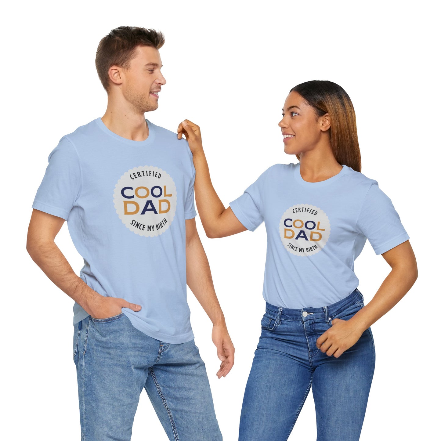 Certified Cool Dad Unisex Jersey Short Sleeve Tee