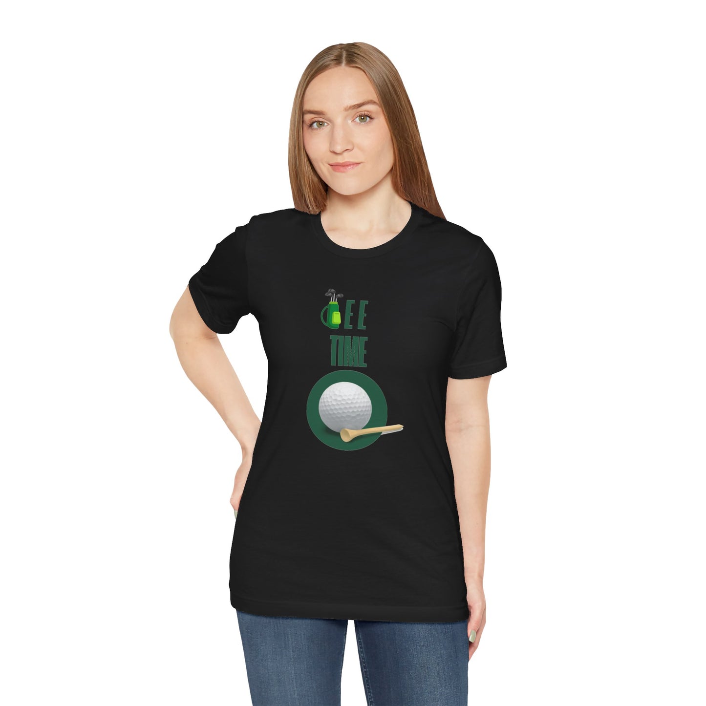 Golf/ Tee Time Unisex Jersey Short Sleeve Tee