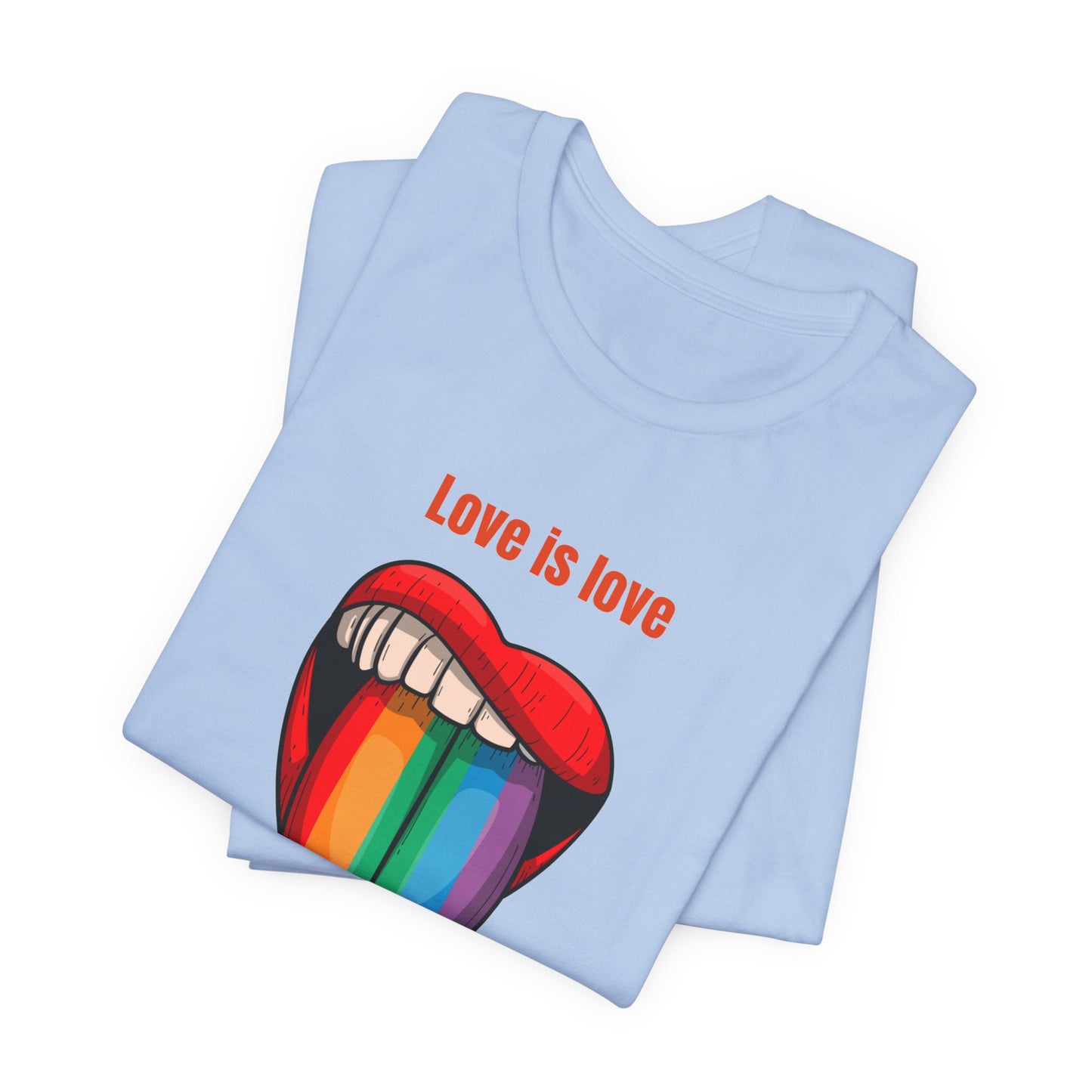 Love Is Love Unisex Jersey Short Sleeve Tee