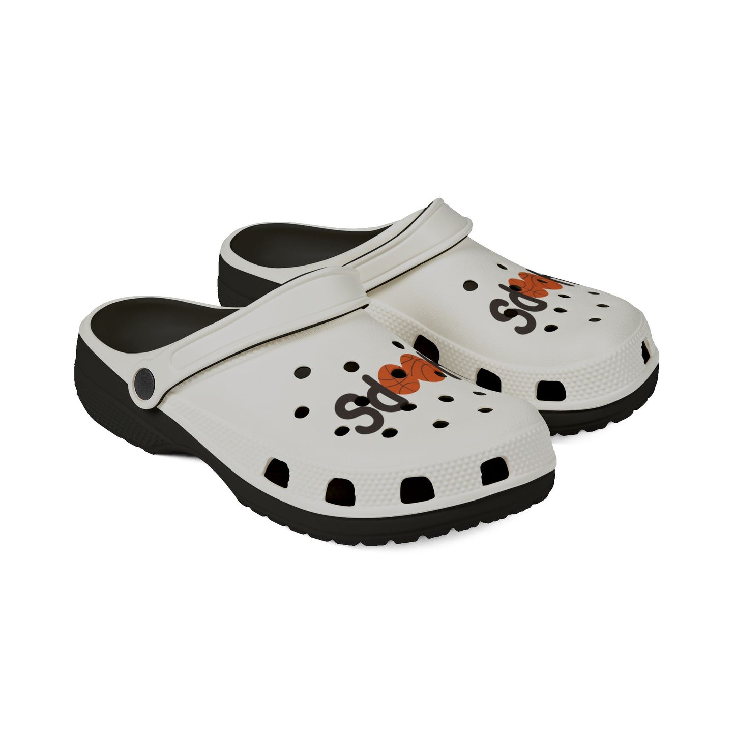 Hoops EVA Foam Rubber Shoes (AOP)