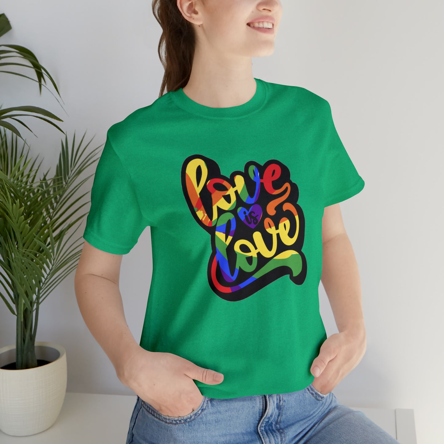 Love Is Love Unisex Jersey Short Sleeve Tee