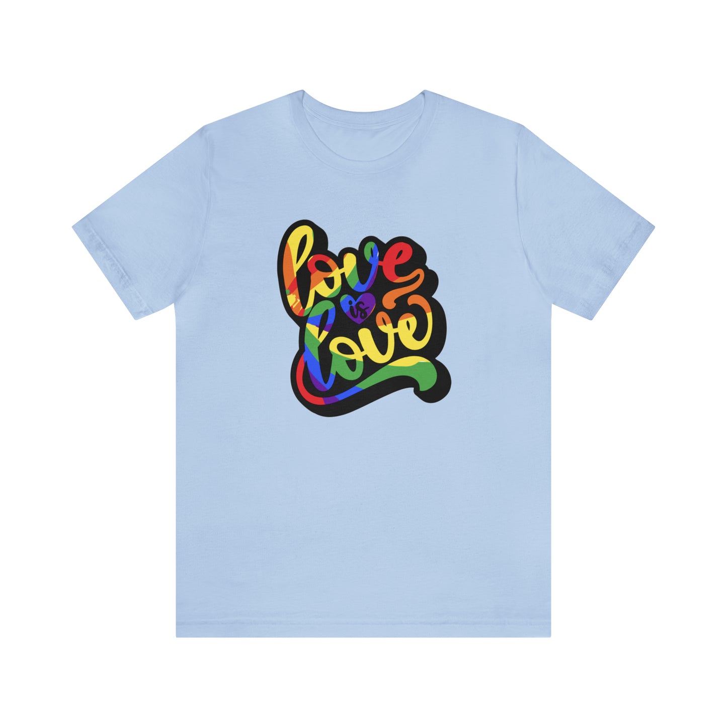 Love Is Love Unisex Jersey Short Sleeve Tee