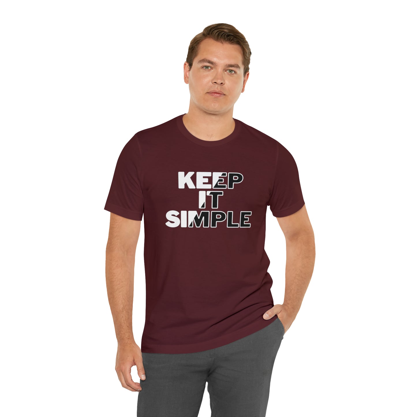 Keep It Simple Unisex Jersey Short Sleeve Tee