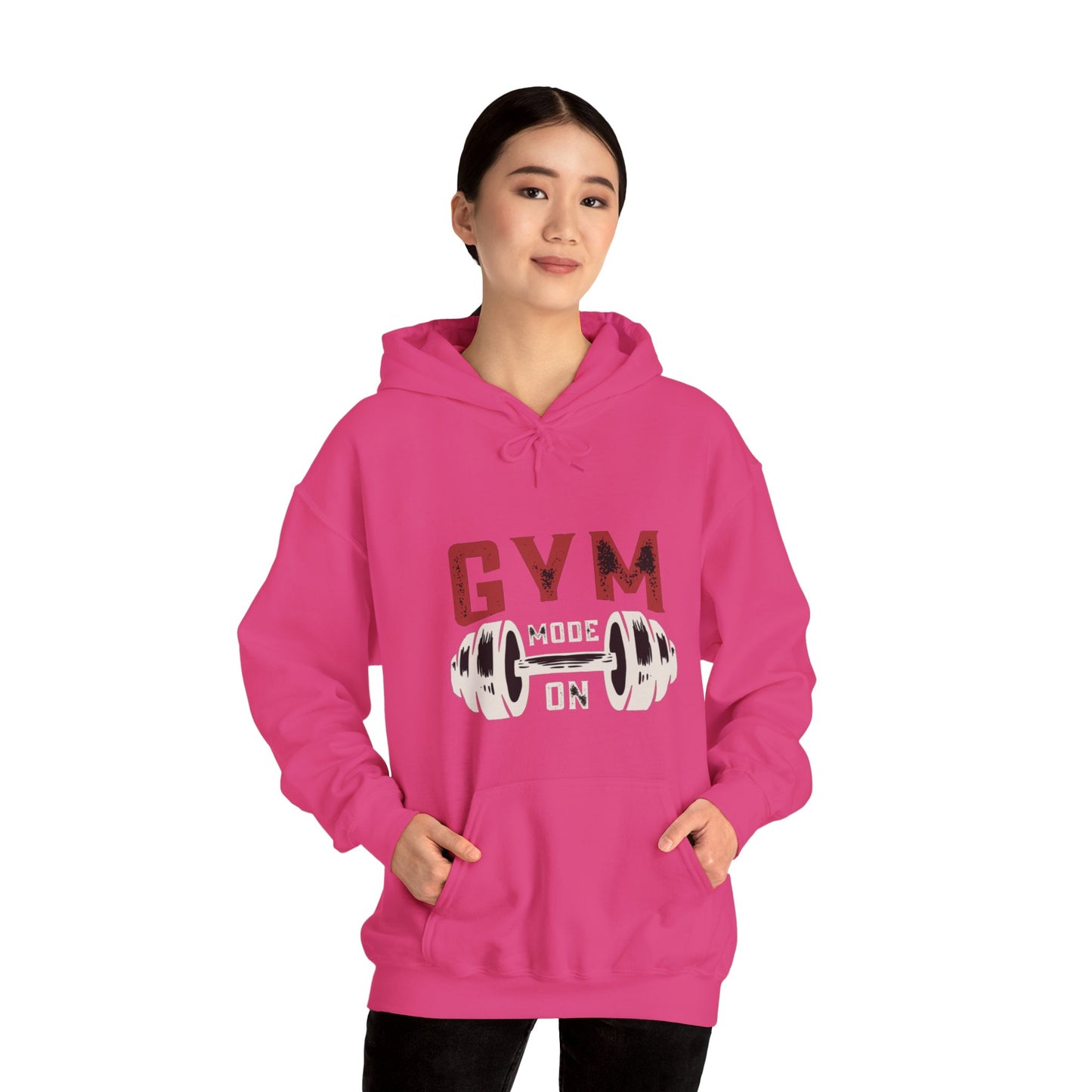 Gym Mode On Unisex Heavy Blend™ Hooded Sweatshirt