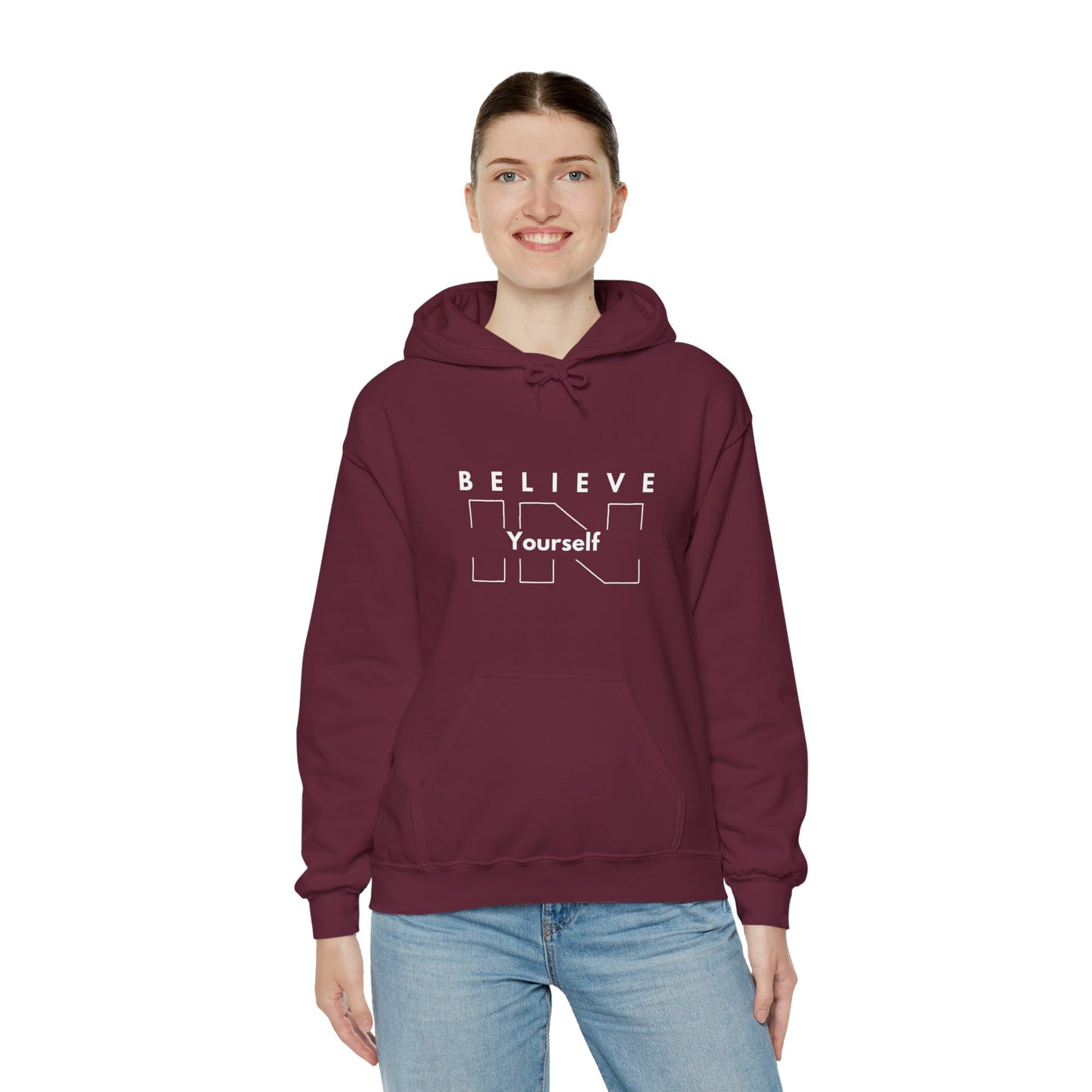 Believe In Yourself Unisex Heavy Blend™ Hooded Sweatshirt