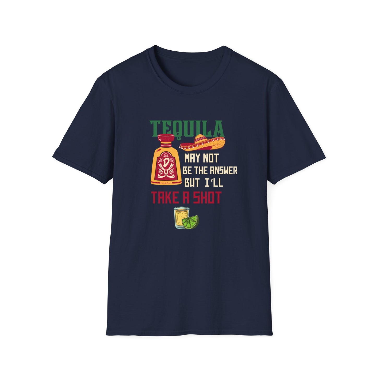 Tequila Take a Shot Unisex Softstyle T-Shirt