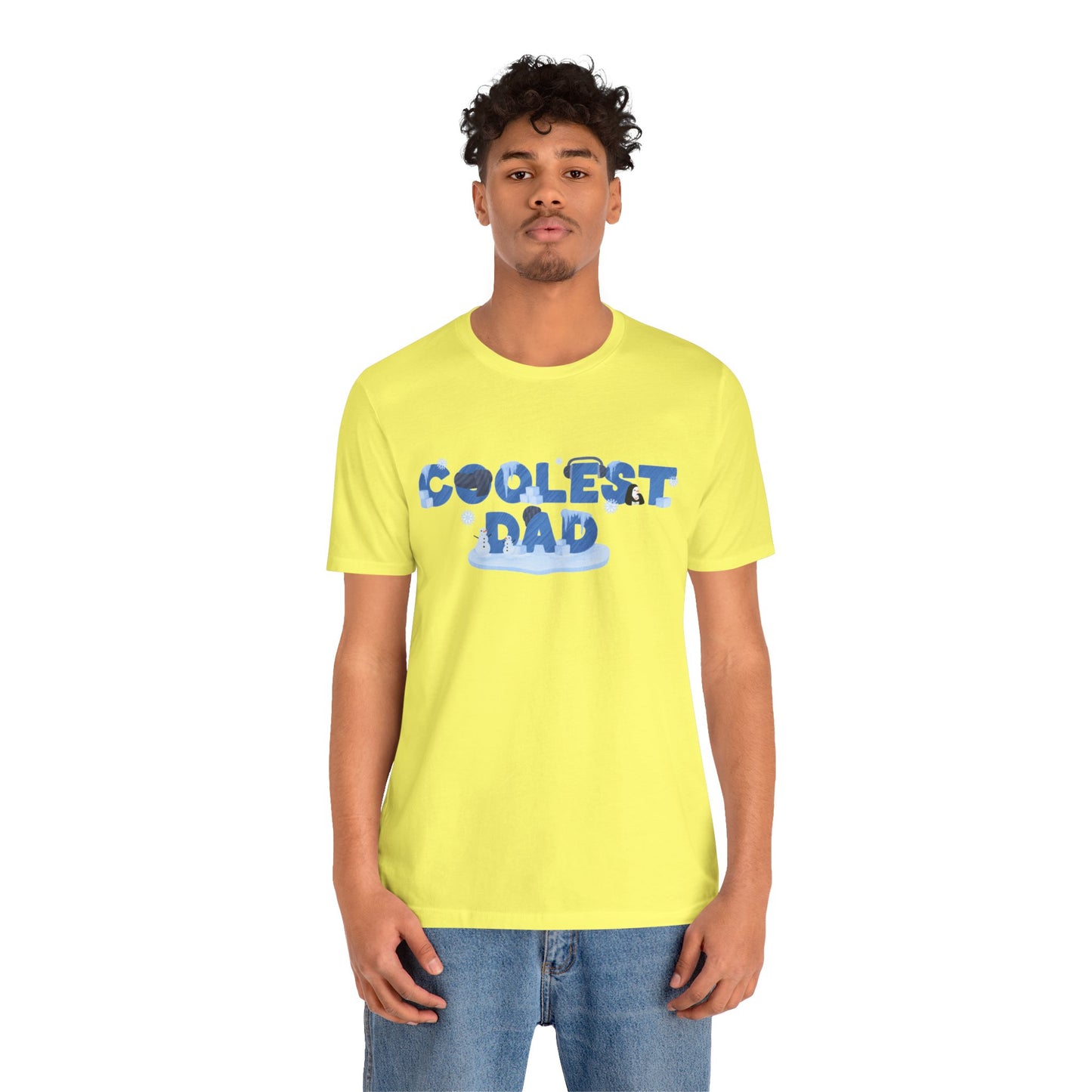 Dad/ Coolest Dad Unisex Jersey Short Sleeve Tee