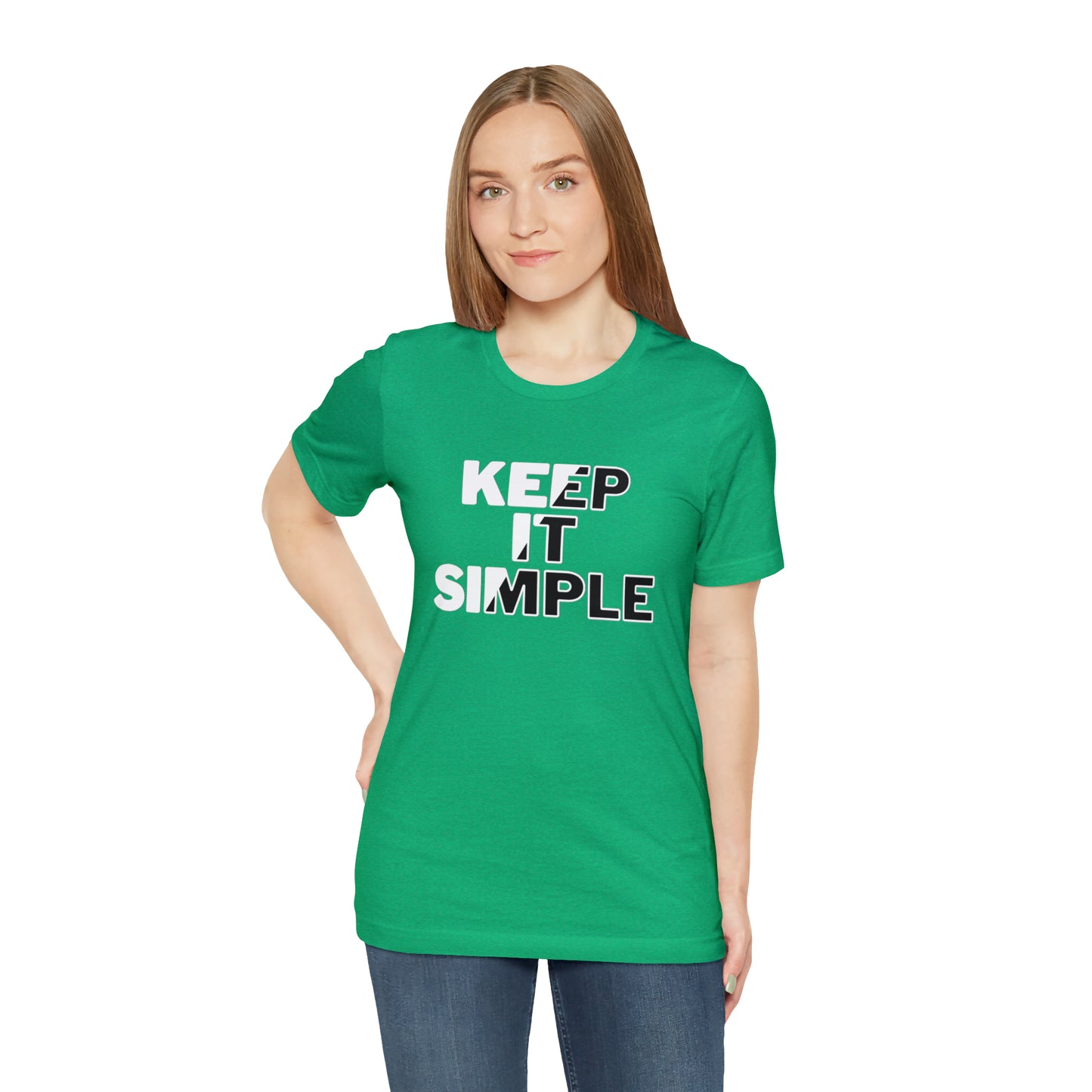 Keep It Simple Unisex Jersey Short Sleeve Tee