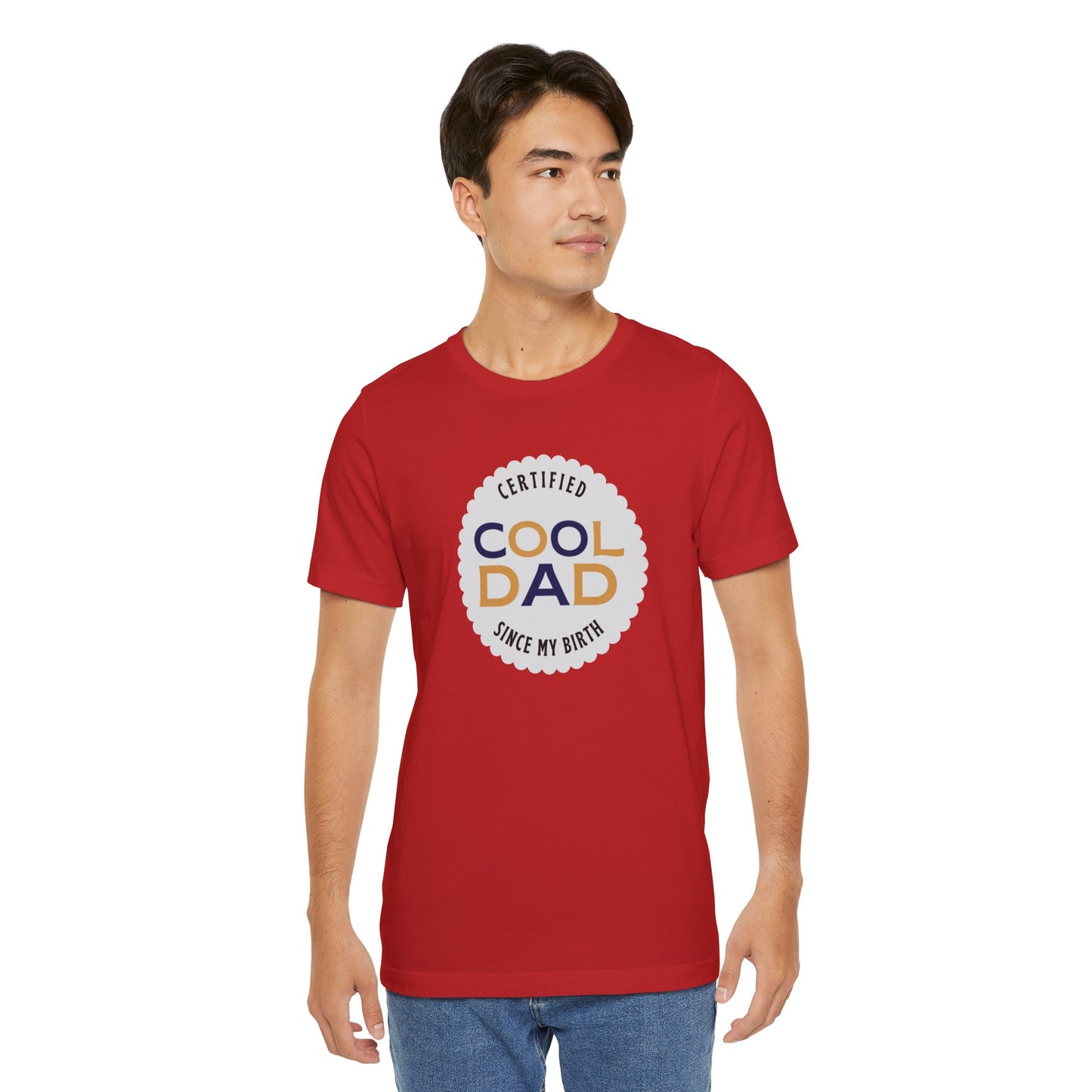 Certified Cool Dad Unisex Jersey Short Sleeve Tee