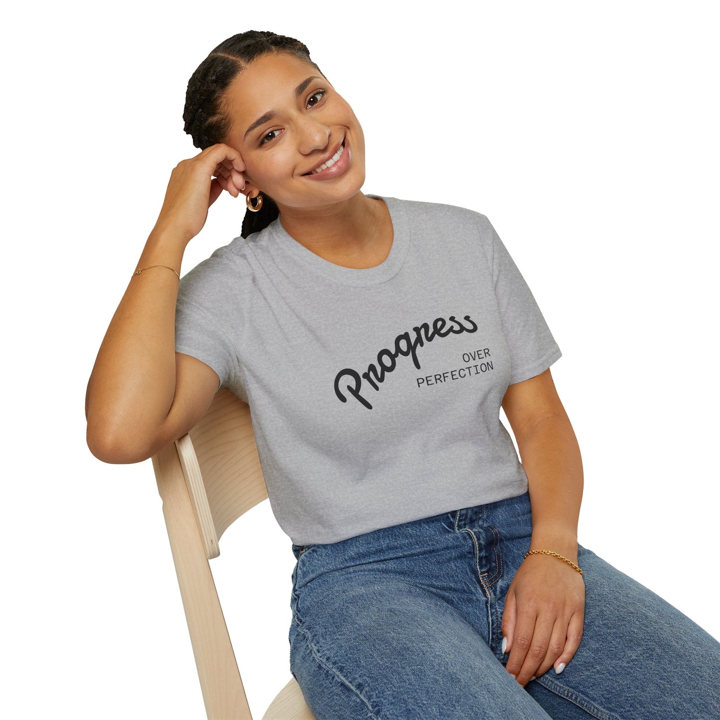 Progress Over Perfection Unisex Softstyle T-Shirt