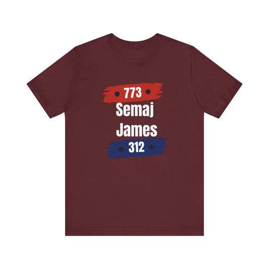 Semaj James 773/312 Unisex Short Sleeve Tee