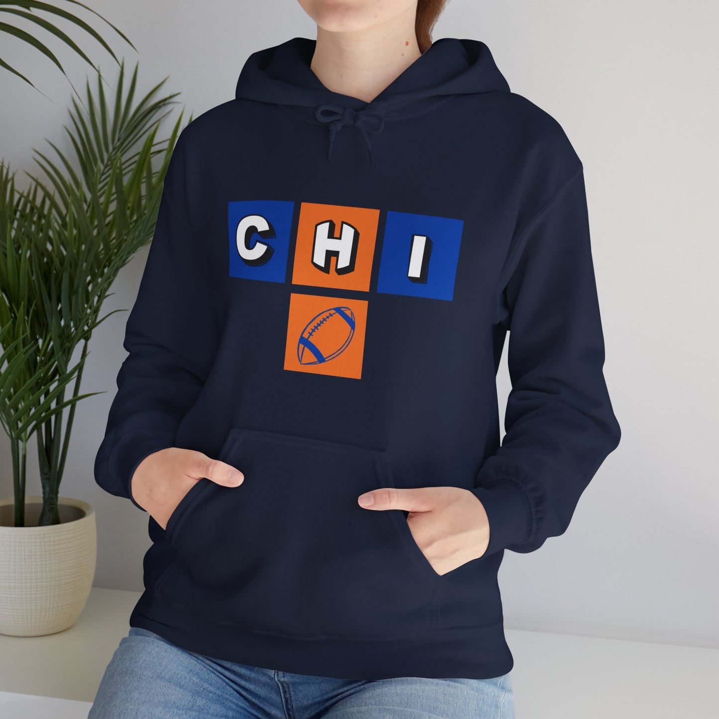Chi Football Unisex Heavy Blend™ Hooded Sweatshirt