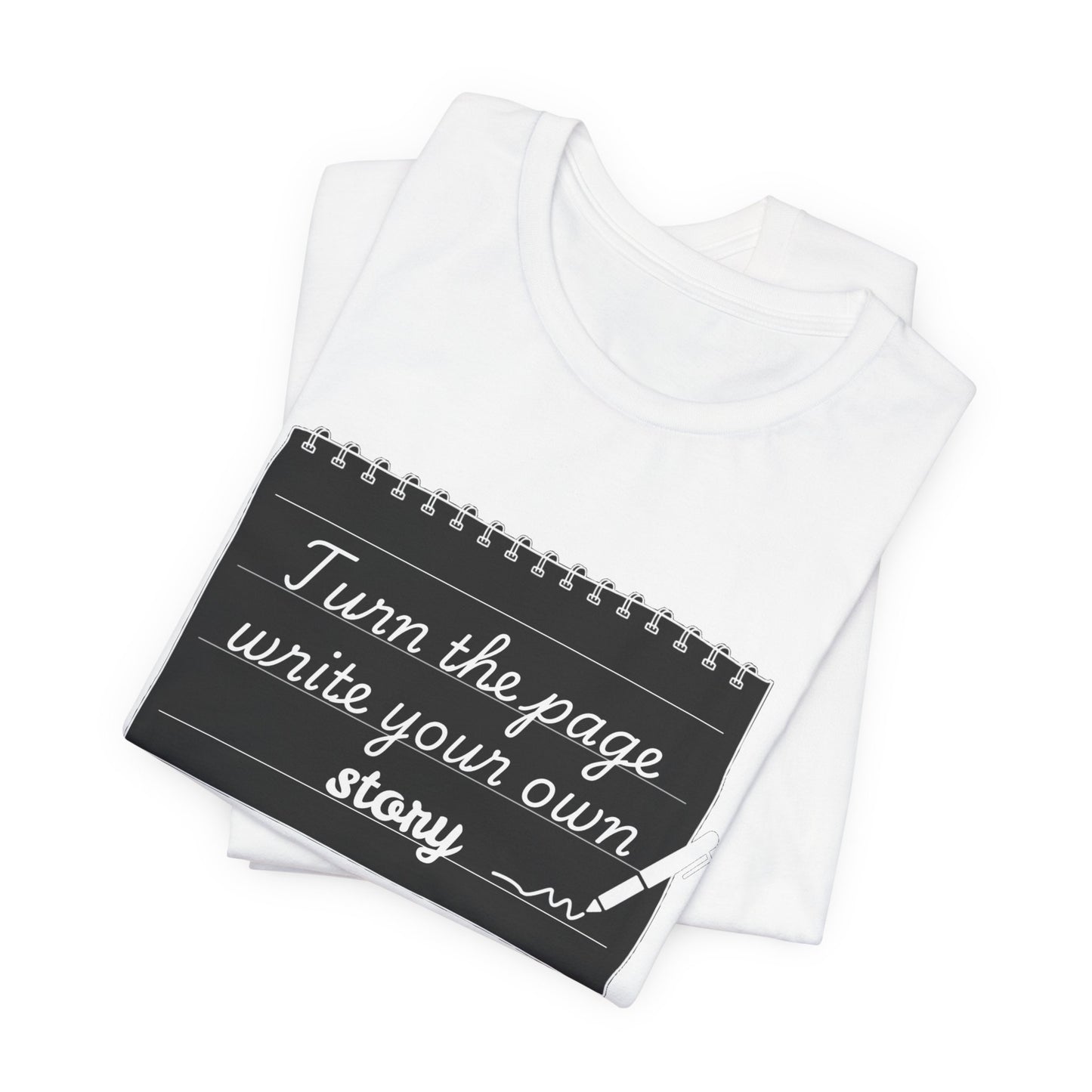 Turn the Page And Write Your Story Unisex Softstyle T-Shirt