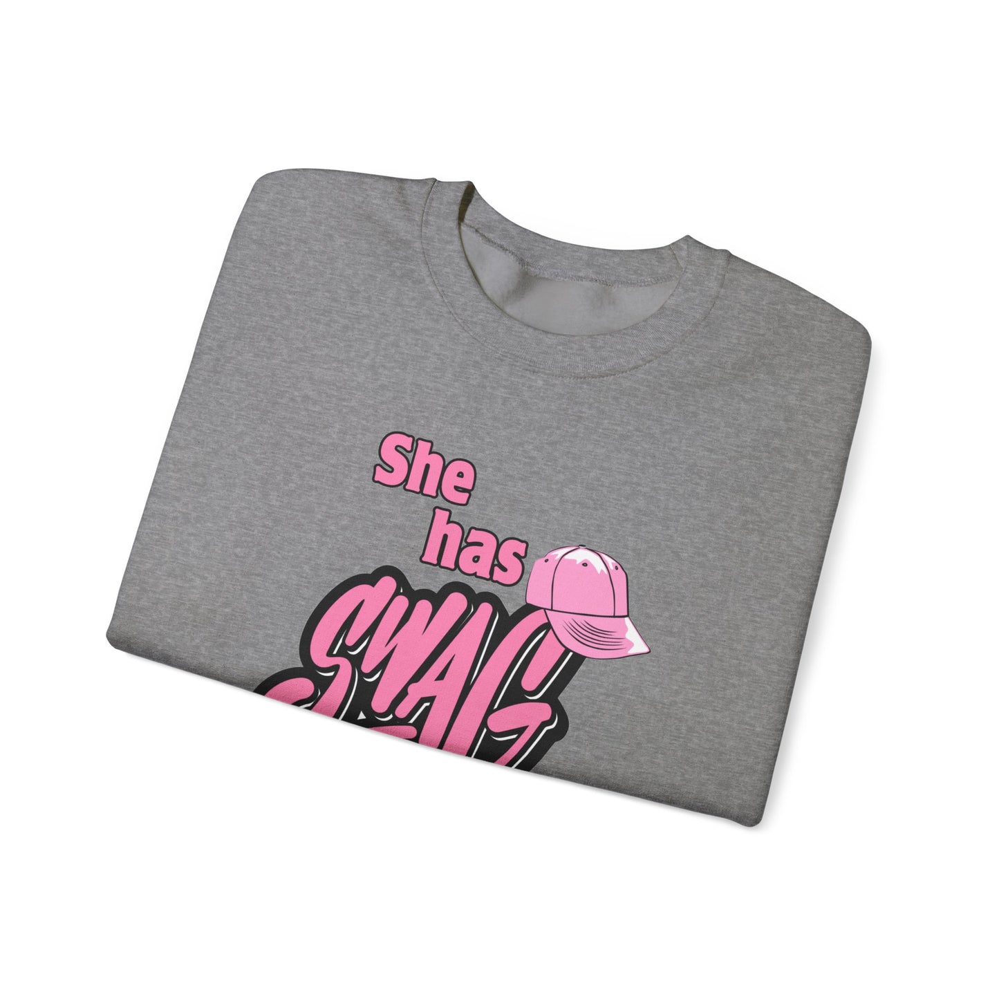 She Has Swag Unisex Heavy Blend™ Crewneck Sweatshirt