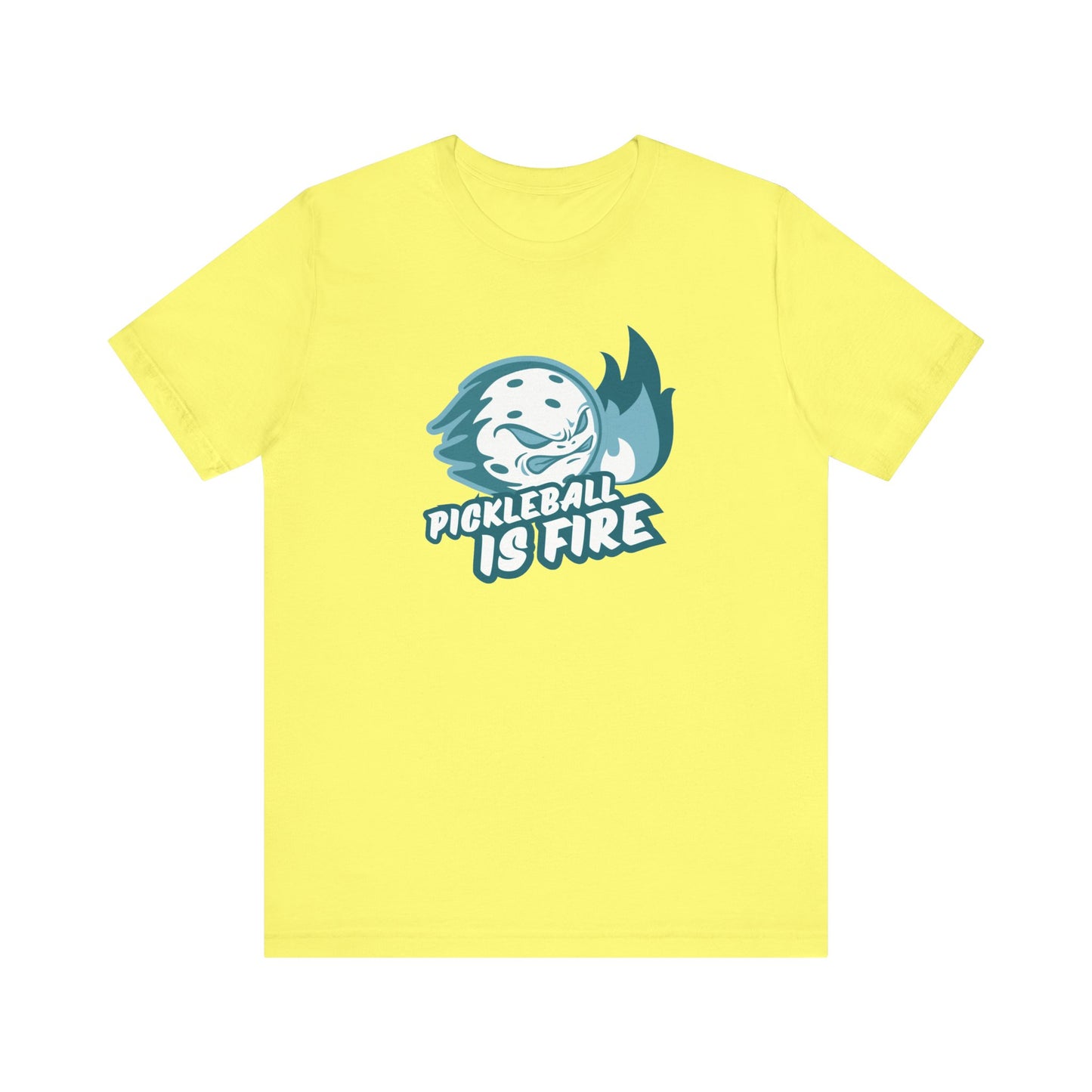 Pickleball Is Fire Unisex Jersey Short Sleeve Tee