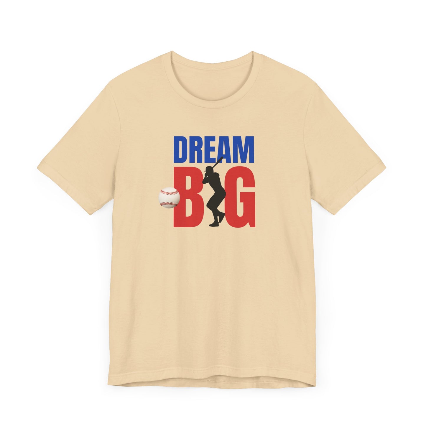 Baseball Dream Big Unisex Jersey Short Sleeve Tee