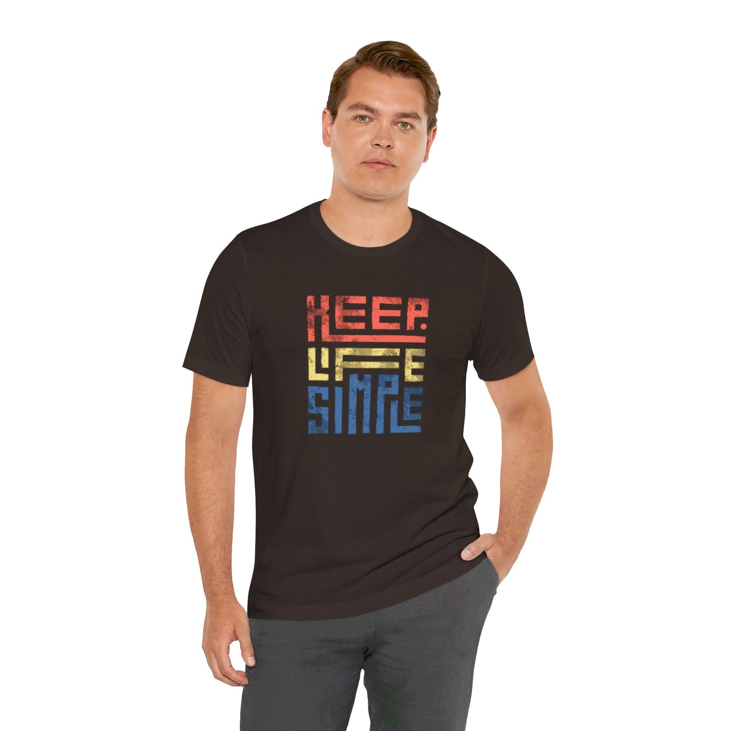 Keep Life Simple Unisex Jersey Short Sleeve Tee