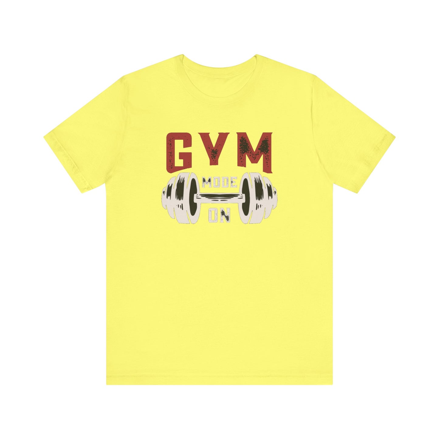 Gym Mode On Unisex Jersey Short Sleeve Tee