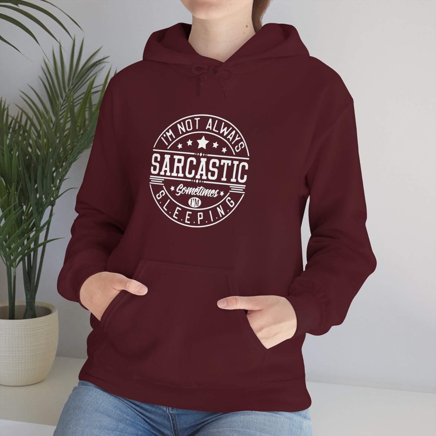 I’m Not Always Sarcastic Sometimes I’m Sleeping Unisex Heavy Blend™ Hooded Sweatshirt