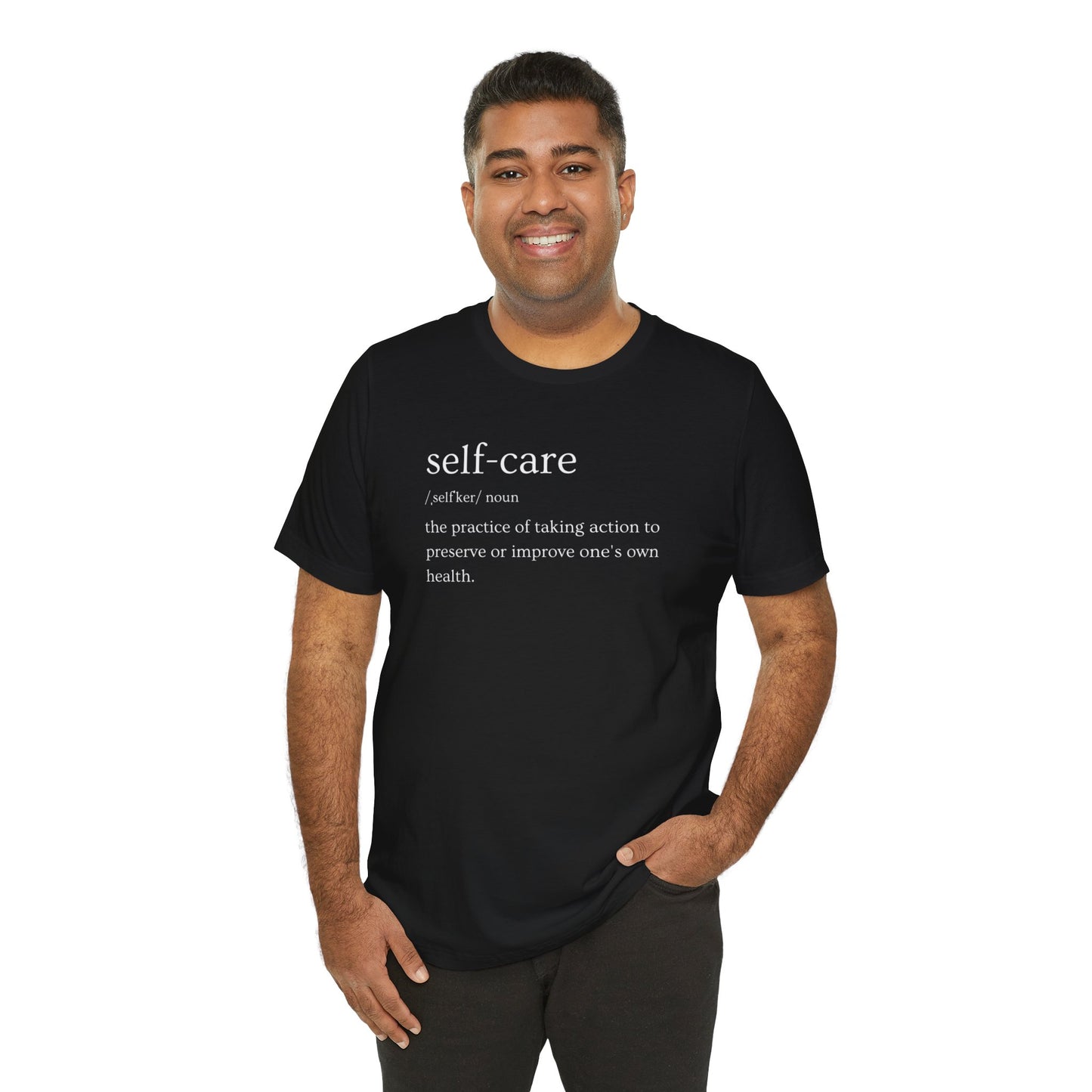 Self-Care Unisex Jersey Short Sleeve Tee