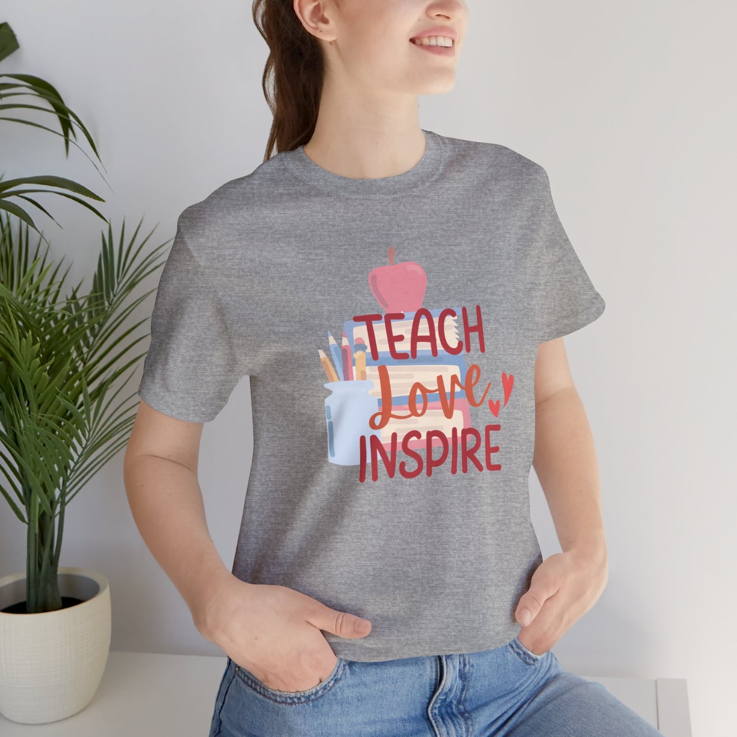 Teach Love Inspire Unisex Jersey Short Sleeve Tee