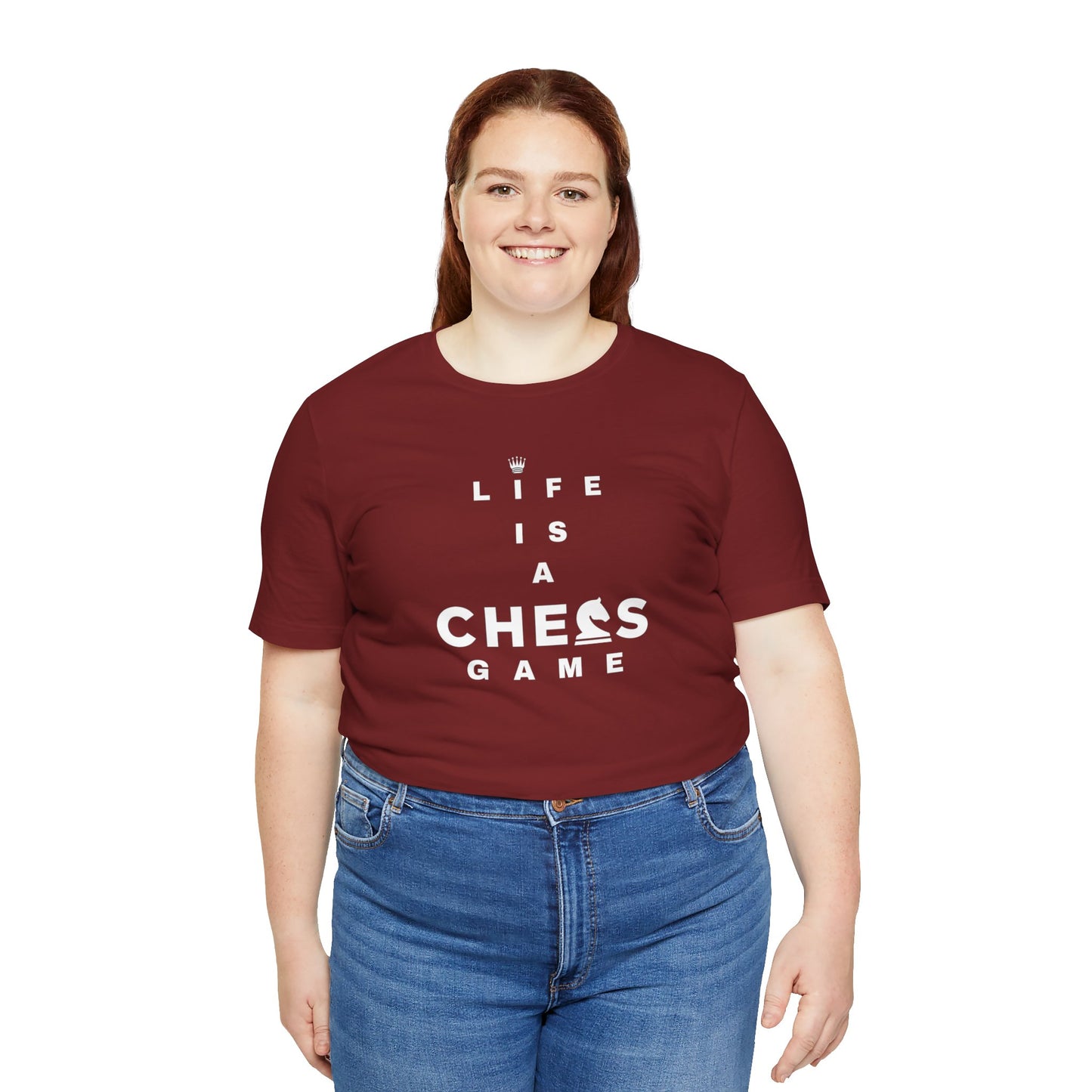 Life Is a Chess Game Unisex Jersey Short Sleeve Tee