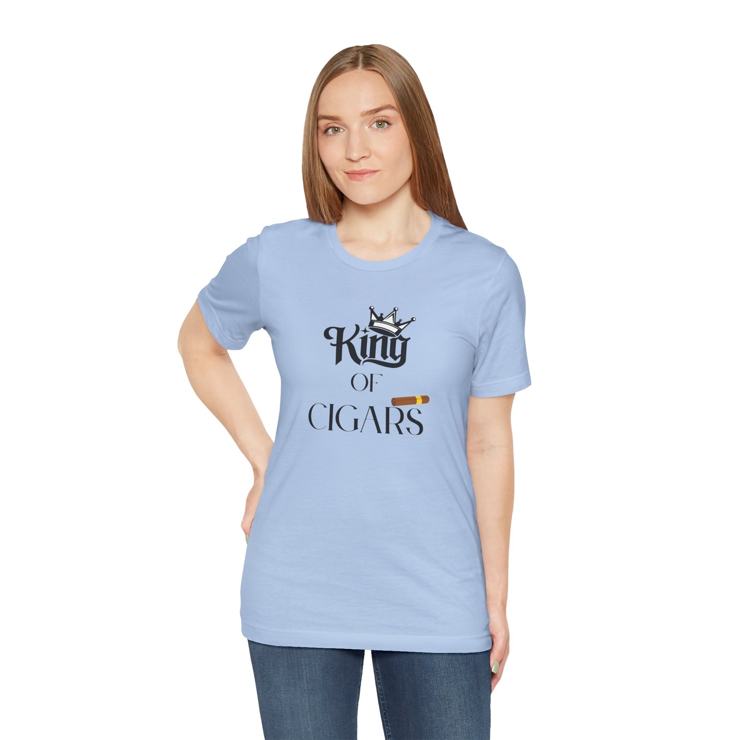 Cigars/ King of Cigars Unisex Jersey Short Sleeve Tee