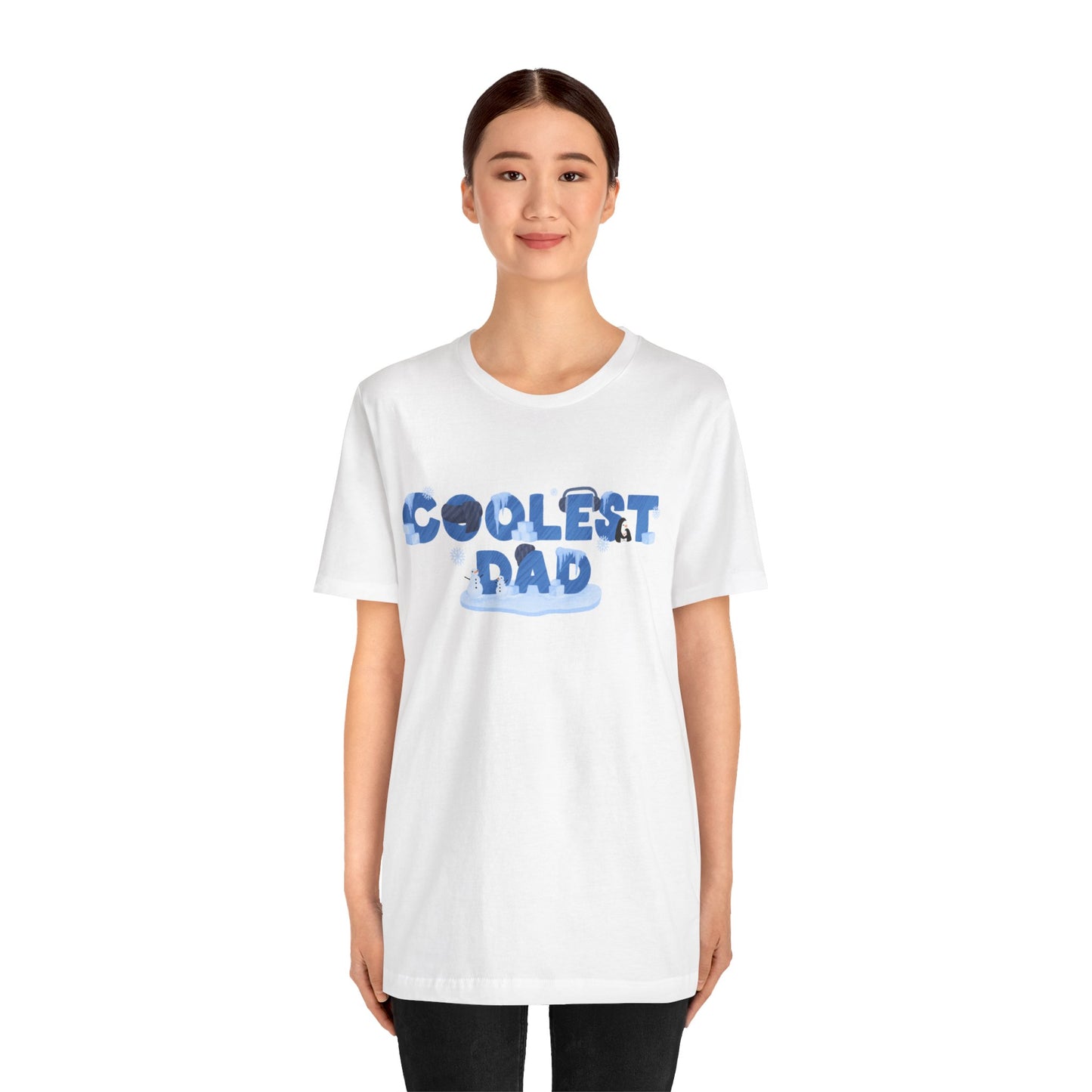 Dad/ Coolest Dad Unisex Jersey Short Sleeve Tee