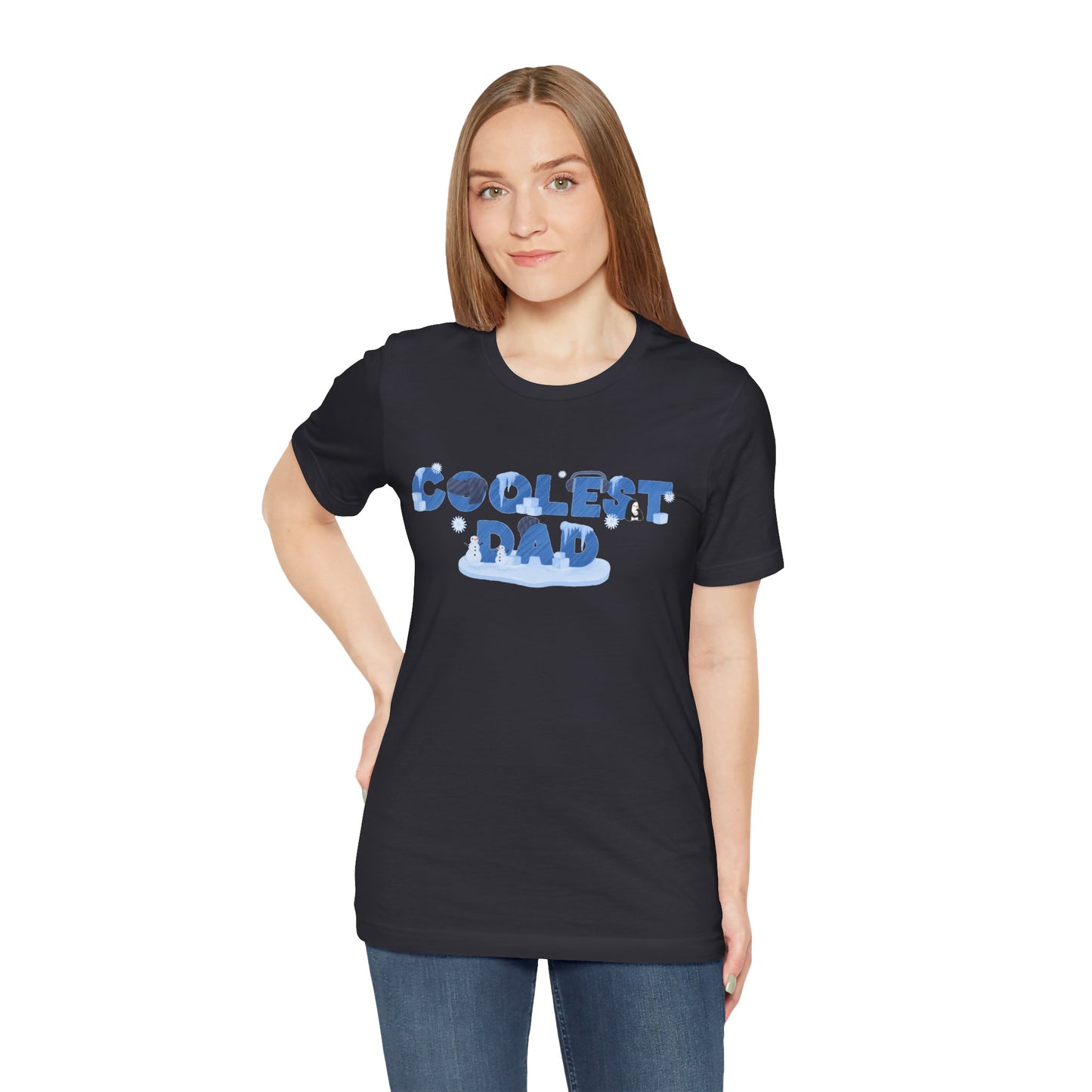 Dad/ Coolest Dad Unisex Jersey Short Sleeve Tee