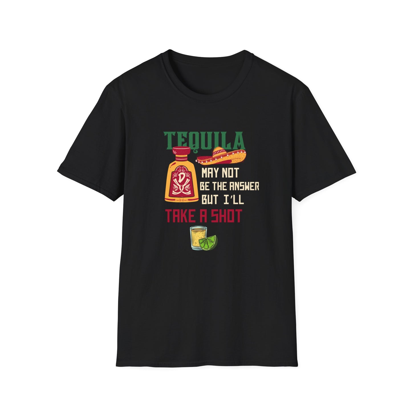 Tequila Take a Shot Unisex Softstyle T-Shirt