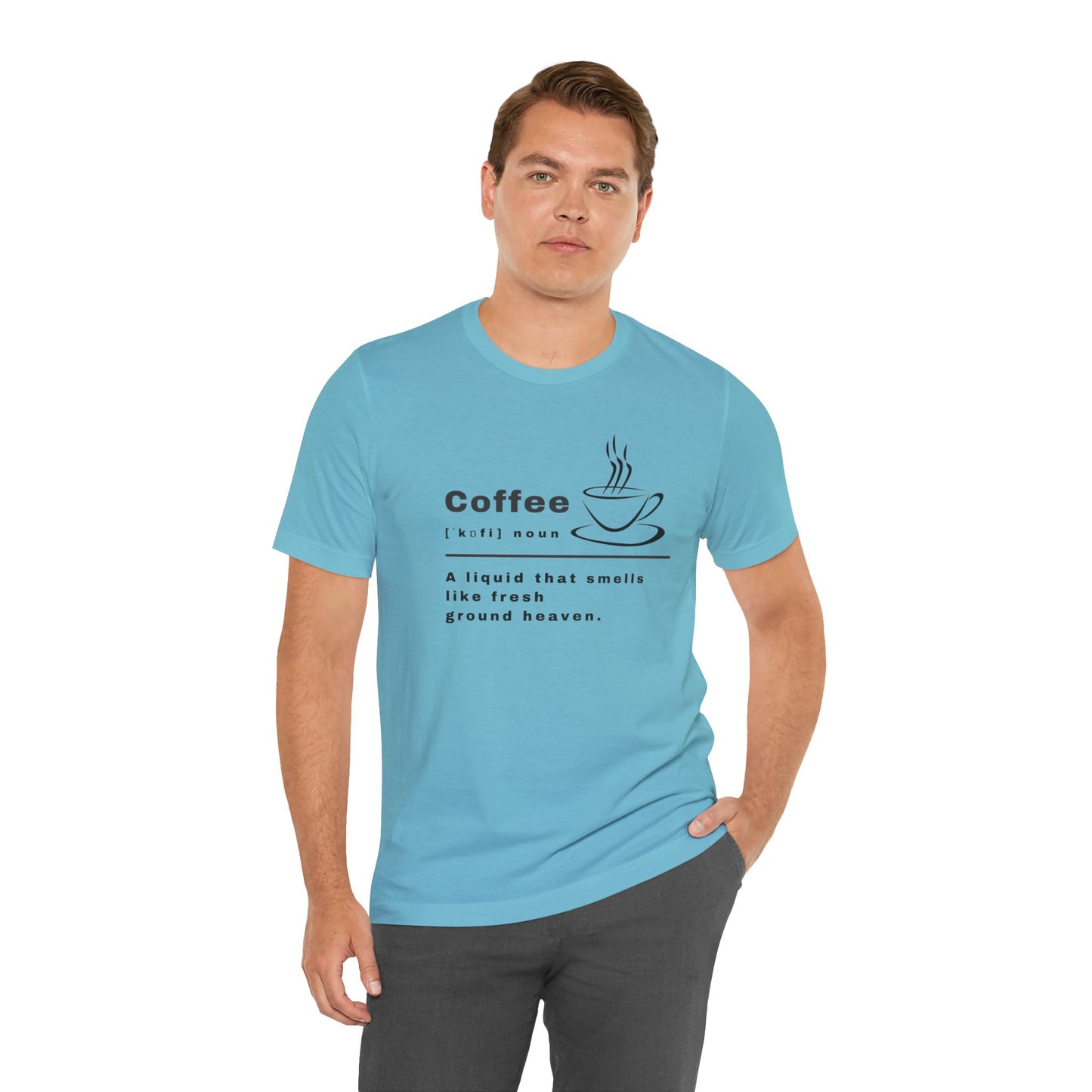 Coffee Unisex Jersey Short Sleeve Tee