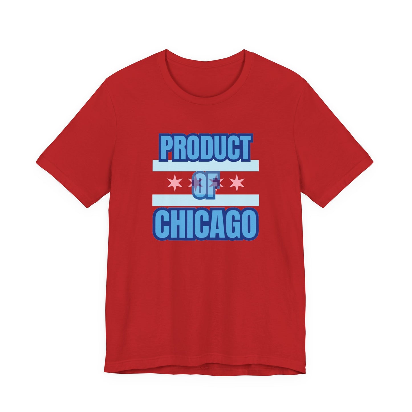 Product Of Chicago Unisex Jersey Short Sleeve Tee
