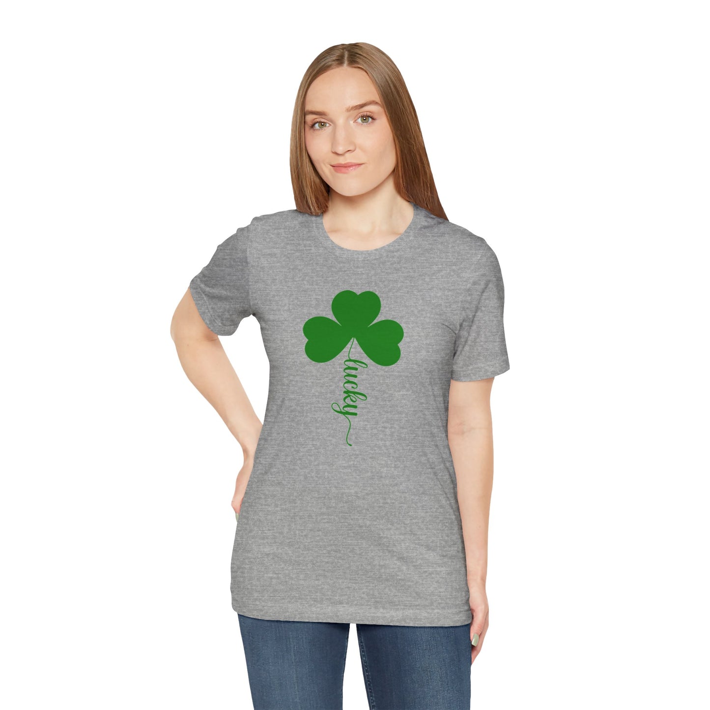 Clover/ Lucky Unisex Jersey Short Sleeve Tee