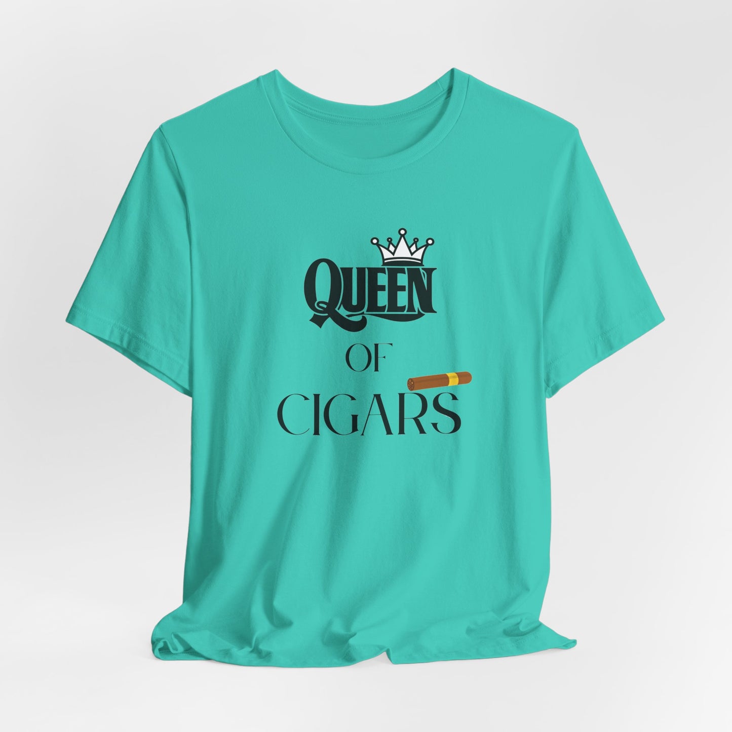 Cigars/ Queen of Cigars Unisex Jersey Short Sleeve Tee