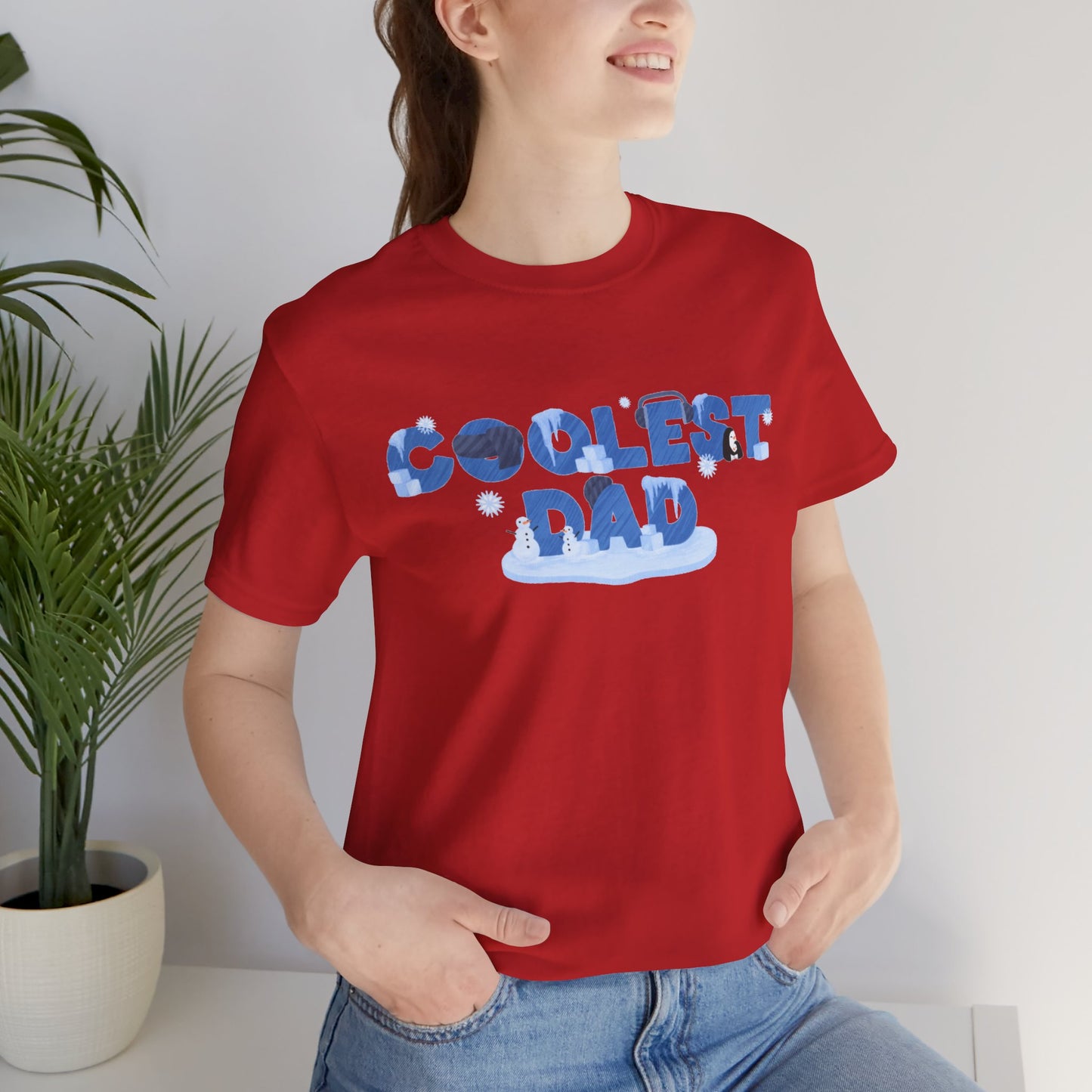 Dad/ Coolest Dad Unisex Jersey Short Sleeve Tee