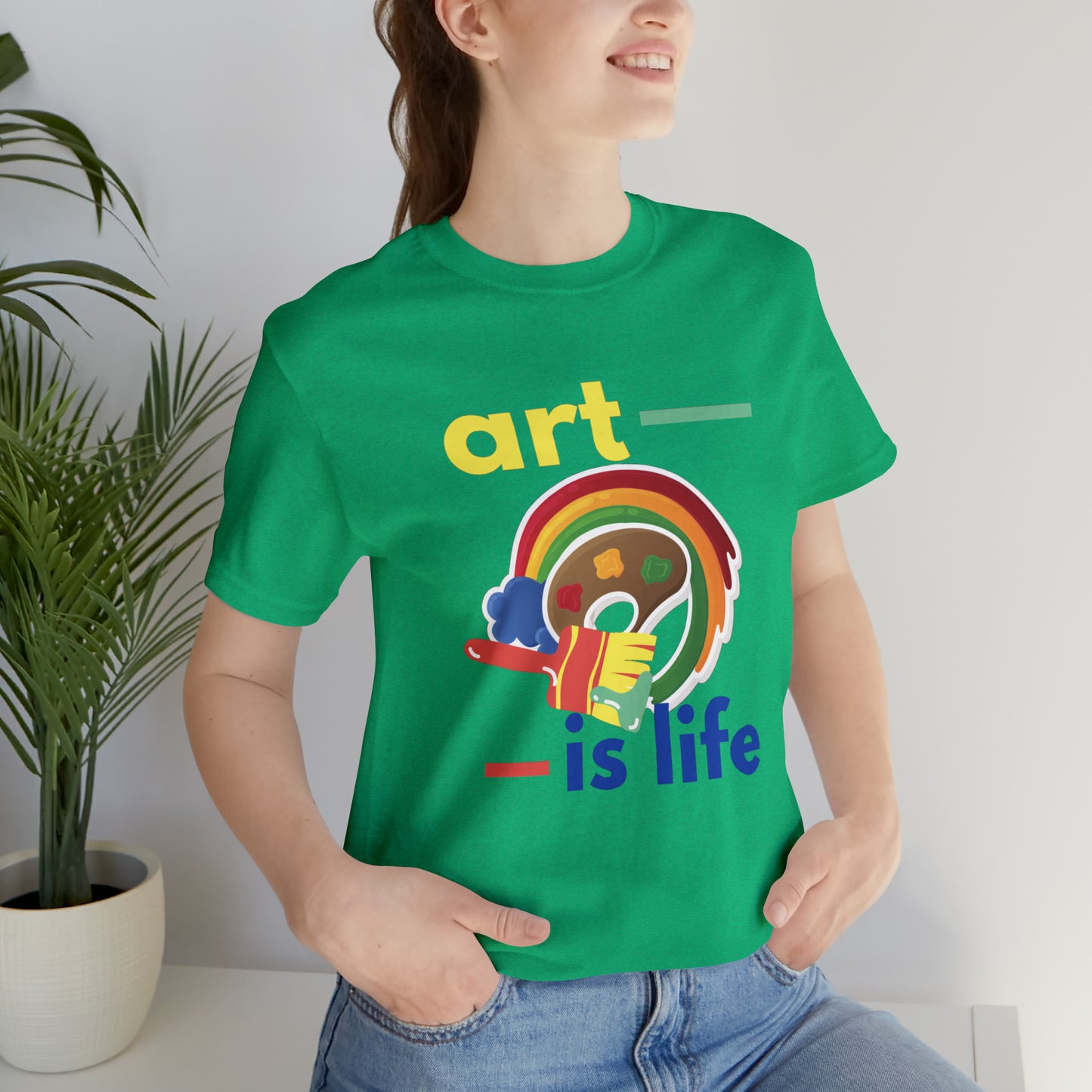 Life Is Art Unisex Jersey Short Sleeve Tee