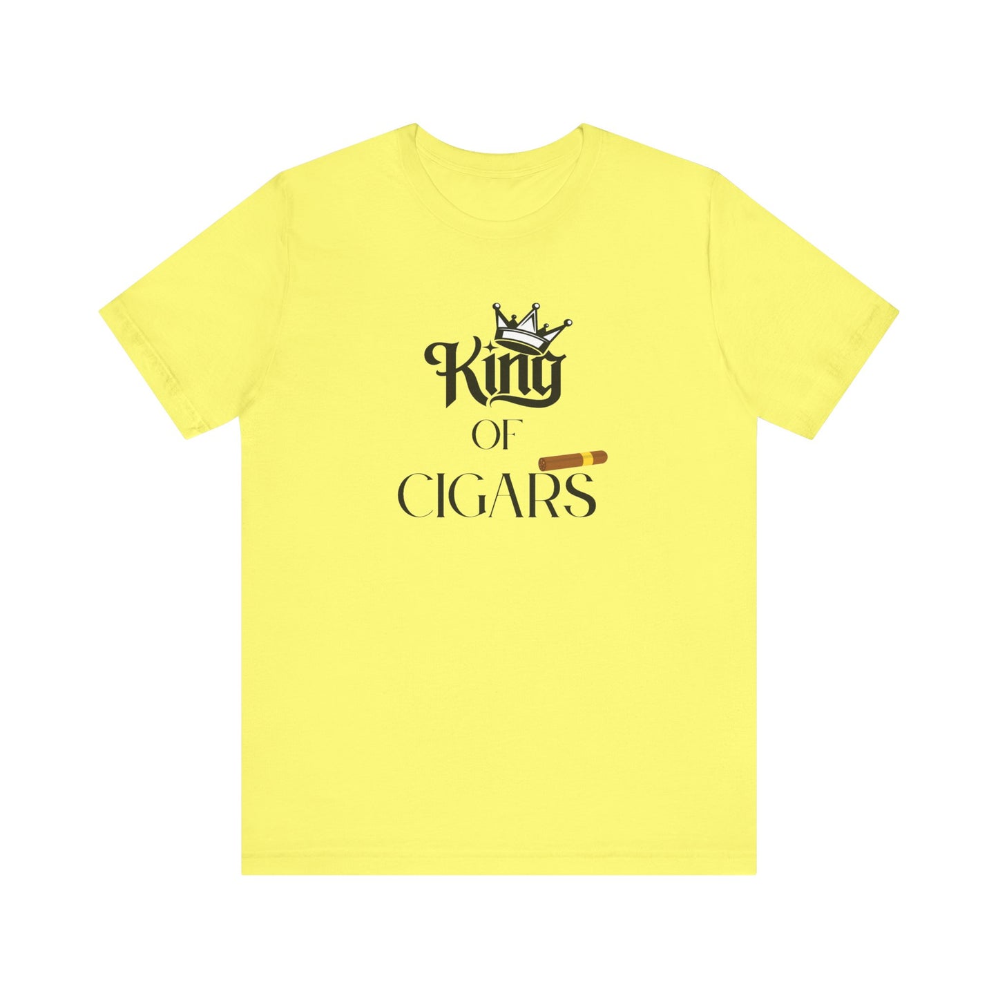 Cigars/ King of Cigars Unisex Jersey Short Sleeve Tee