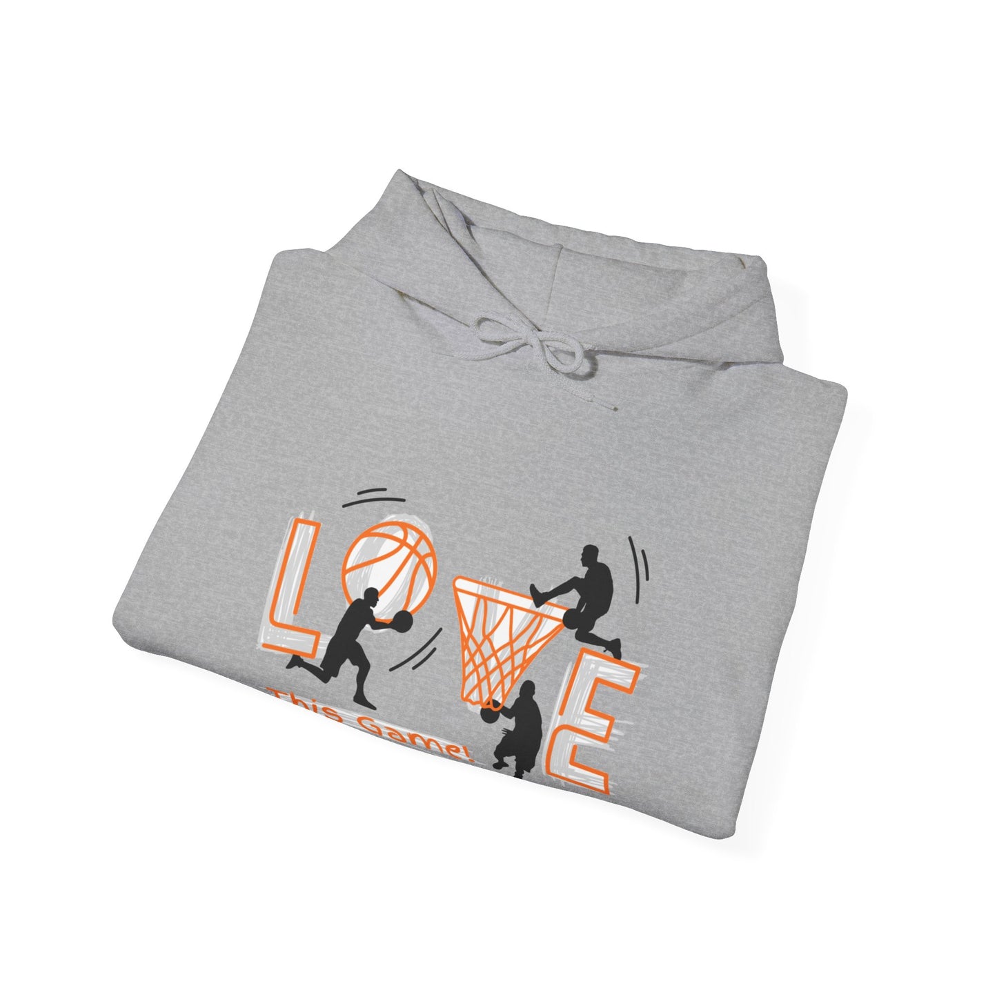 Basketball Love the Game Unisex Heavy Blend™ Hooded Sweatshirt