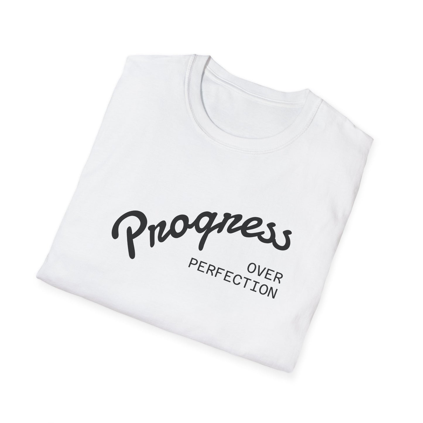 Progress Over Perfection Unisex Softstyle T-Shirt