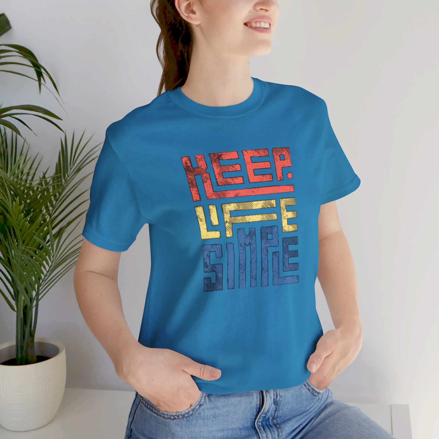 Keep Life Simple Unisex Jersey Short Sleeve Tee