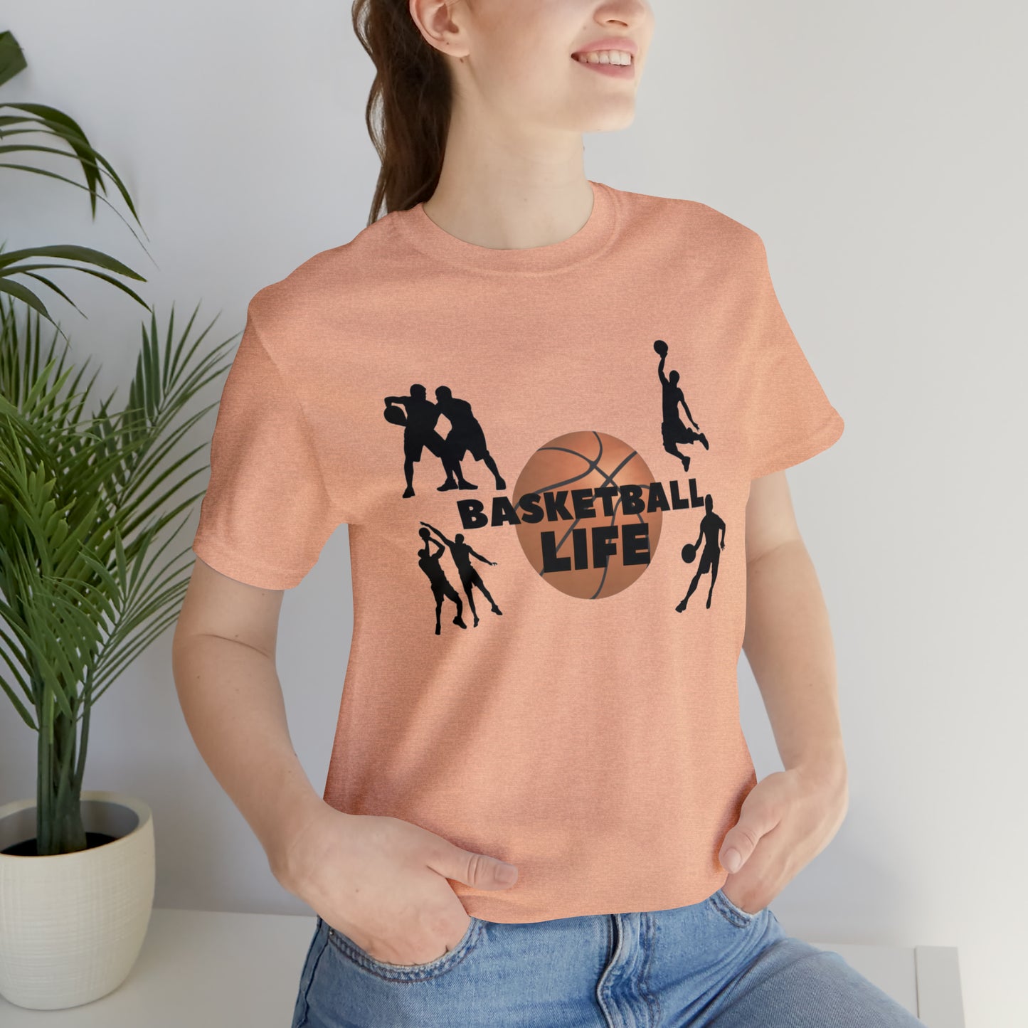 Basketball Life Unisex Jersey Short Sleeve Tee