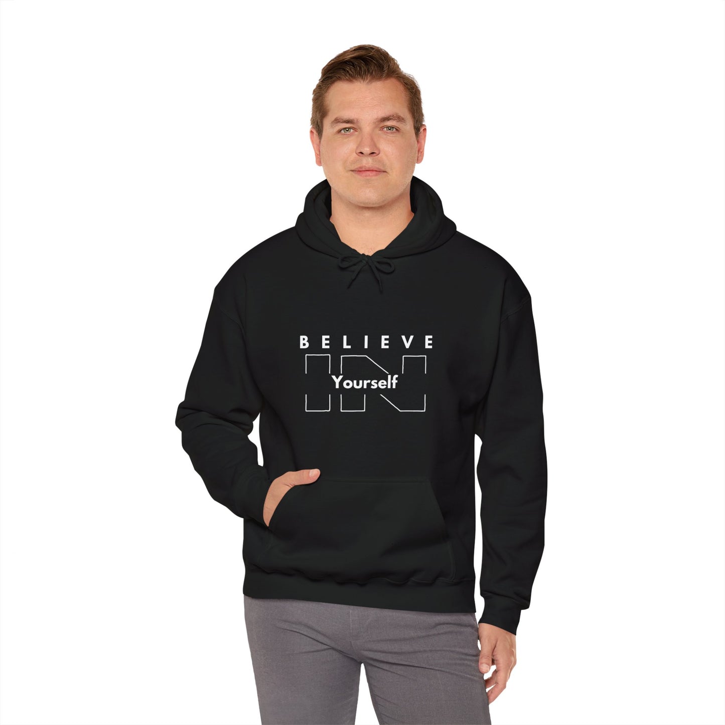 Believe In Yourself Unisex Heavy Blend™ Hooded Sweatshirt