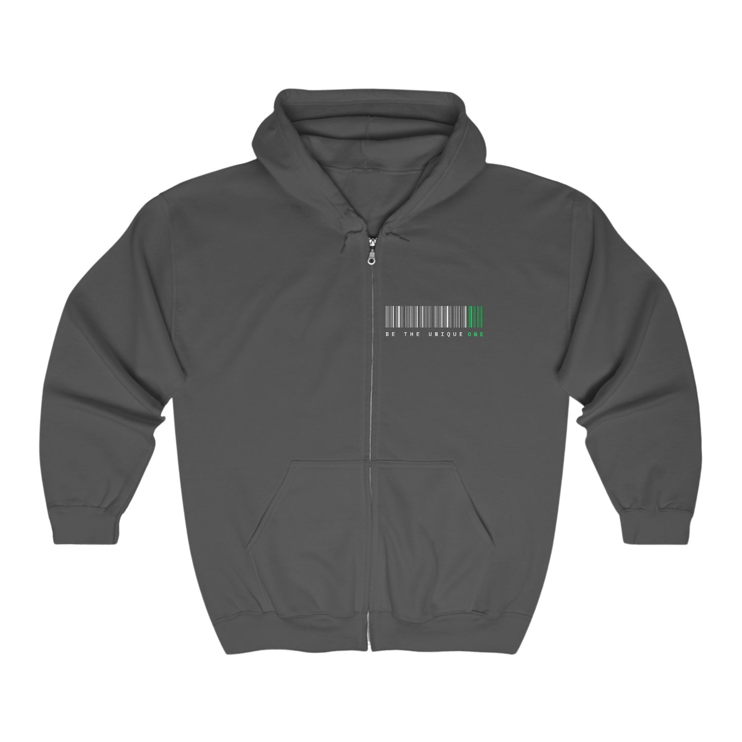 Be The Unique One Unisex Heavy Blend™ Full Zip Hooded Sweatshirt